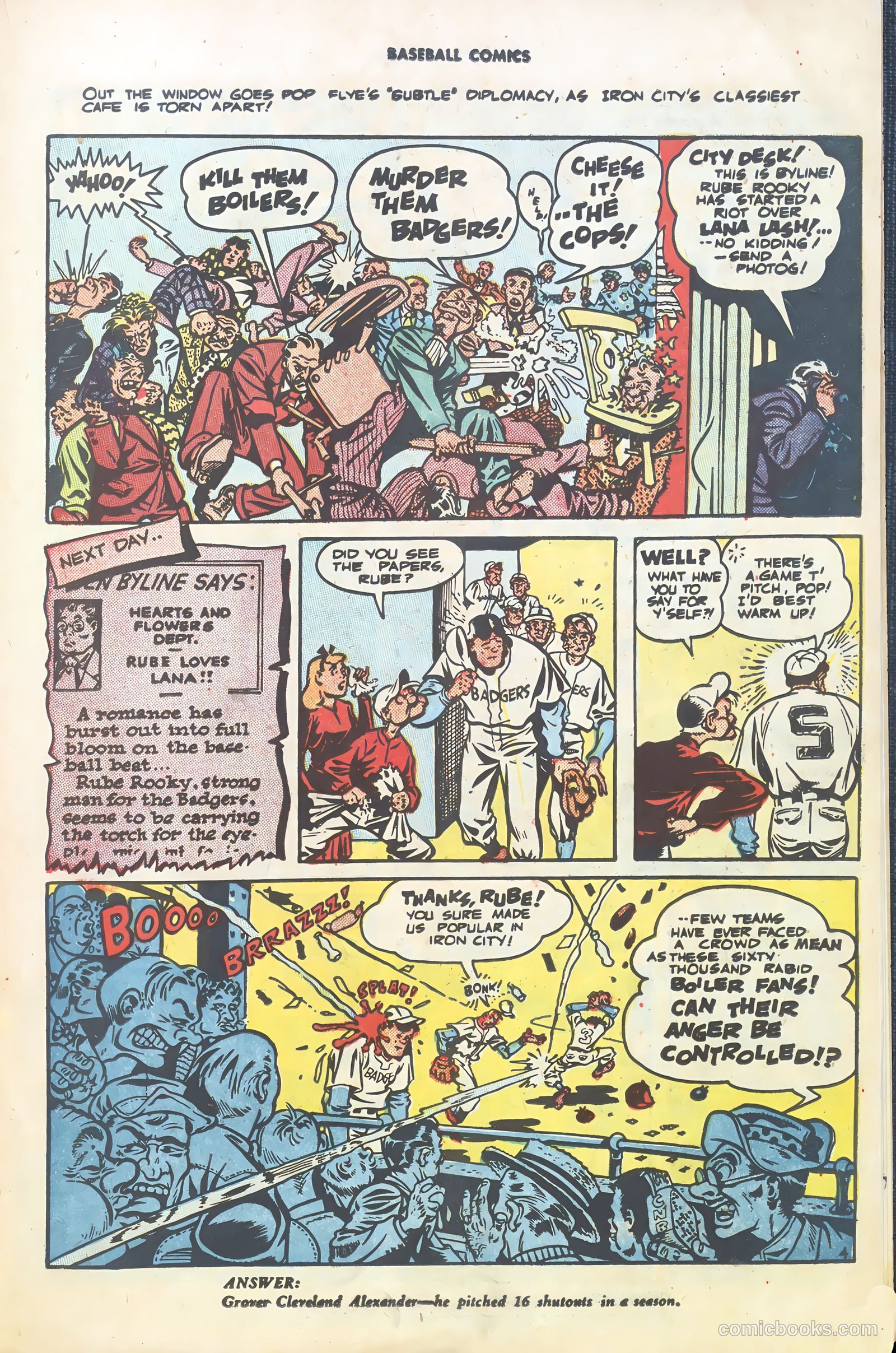 Baseball Comics #1 (1992) — page 21 of 36