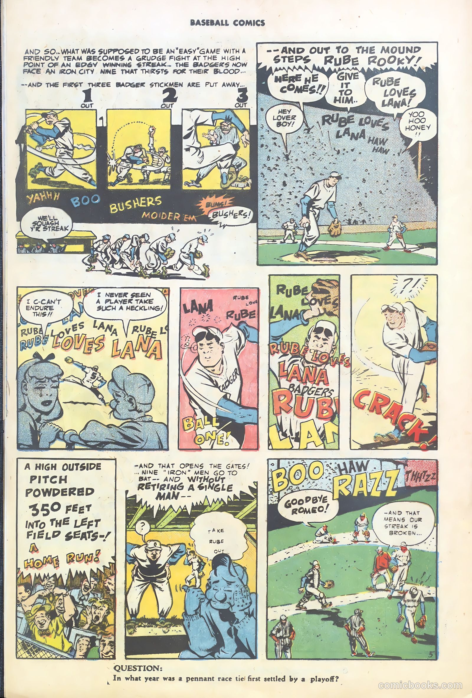 Baseball Comics #1 (1992) — page 22 of 36