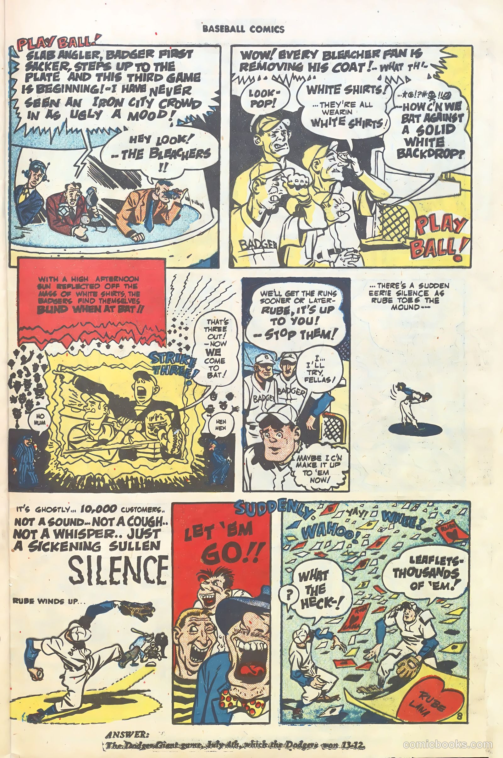 Baseball Comics #1 (1992) — page 25 of 36