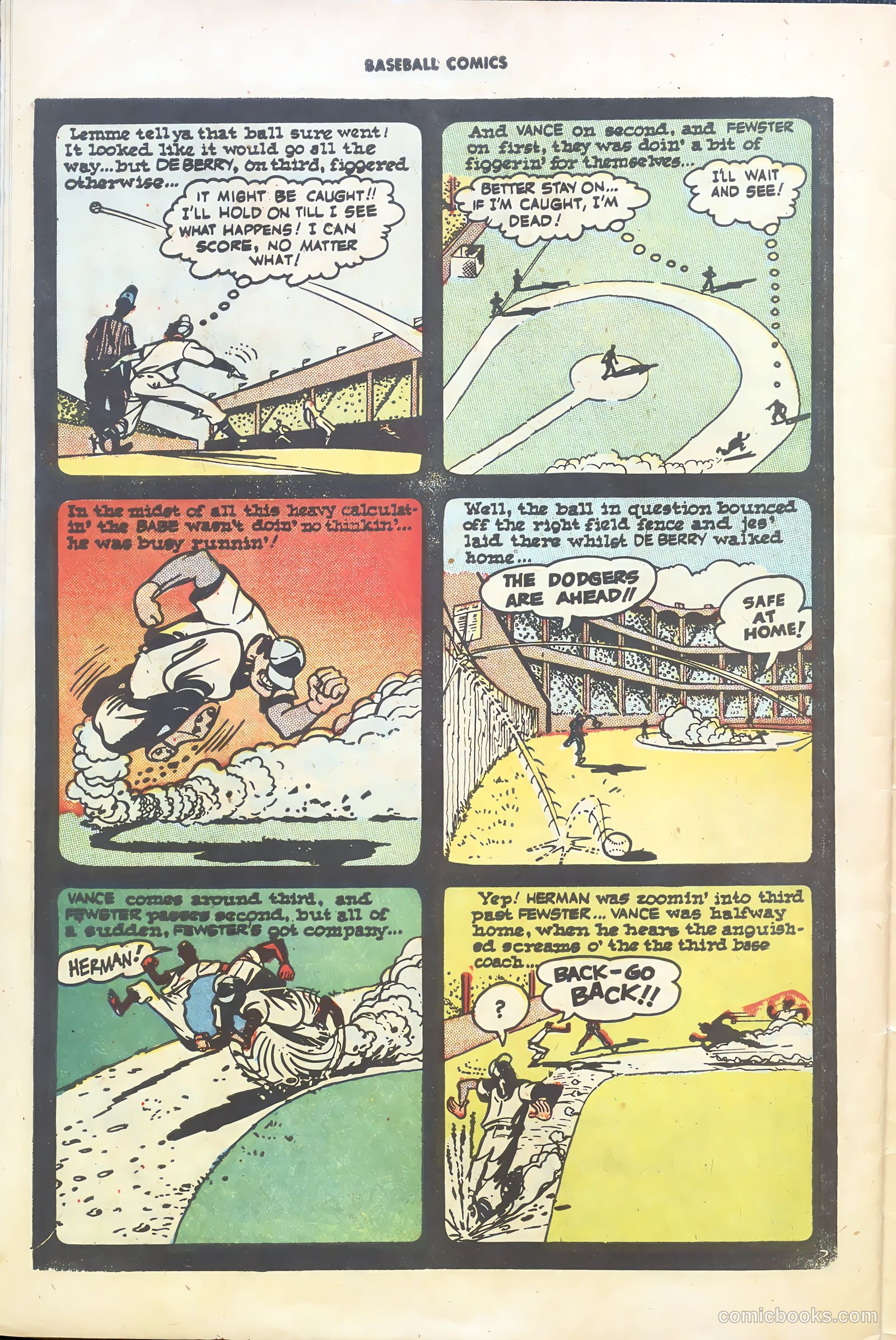 Baseball Comics #1 (1992) — page 32 of 36