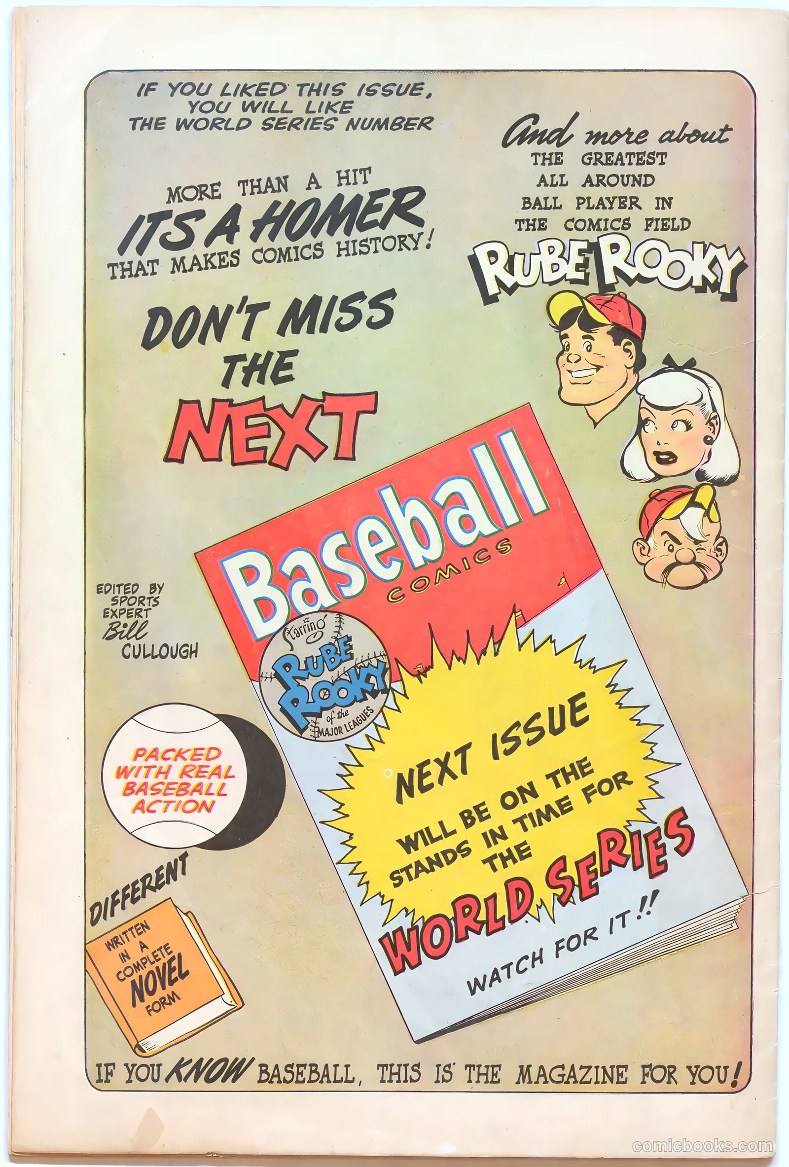 Baseball Comics #1 (1992) — page 36 of 36
