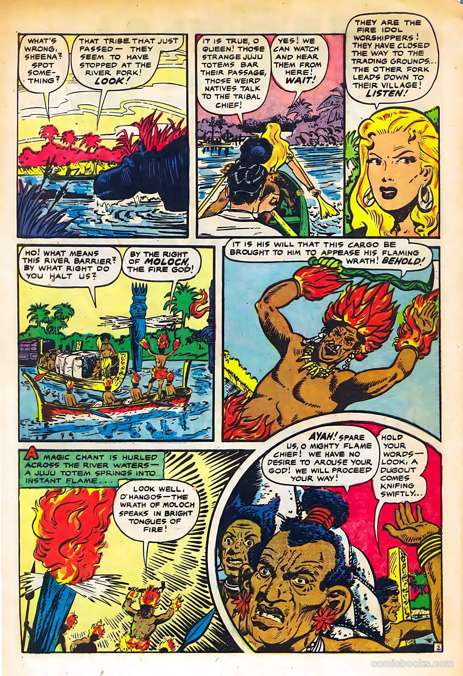 Sheena, Queen of the Jungle #11 (1951, Real Adventures Pub. Co., Inc.) — page 4 of 36