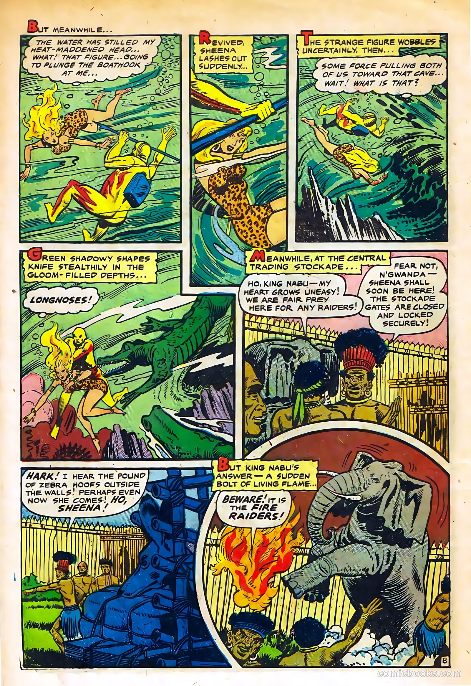 Sheena, Queen of the Jungle #11 (1951, Real Adventures Pub. Co., Inc.) — page 10 of 36