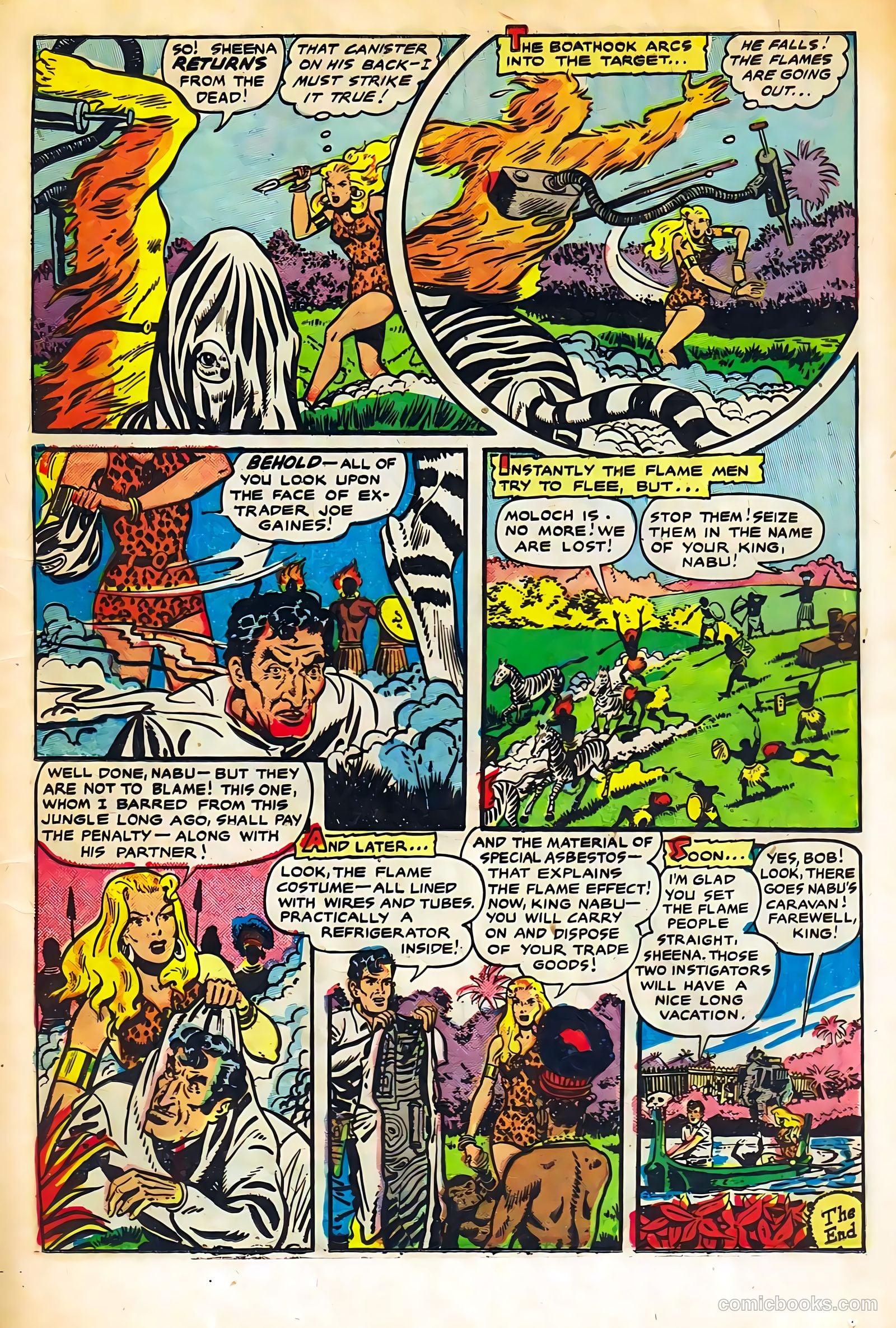 Sheena, Queen of the Jungle #11 (1951, Real Adventures Pub. Co., Inc.) — page 13 of 36