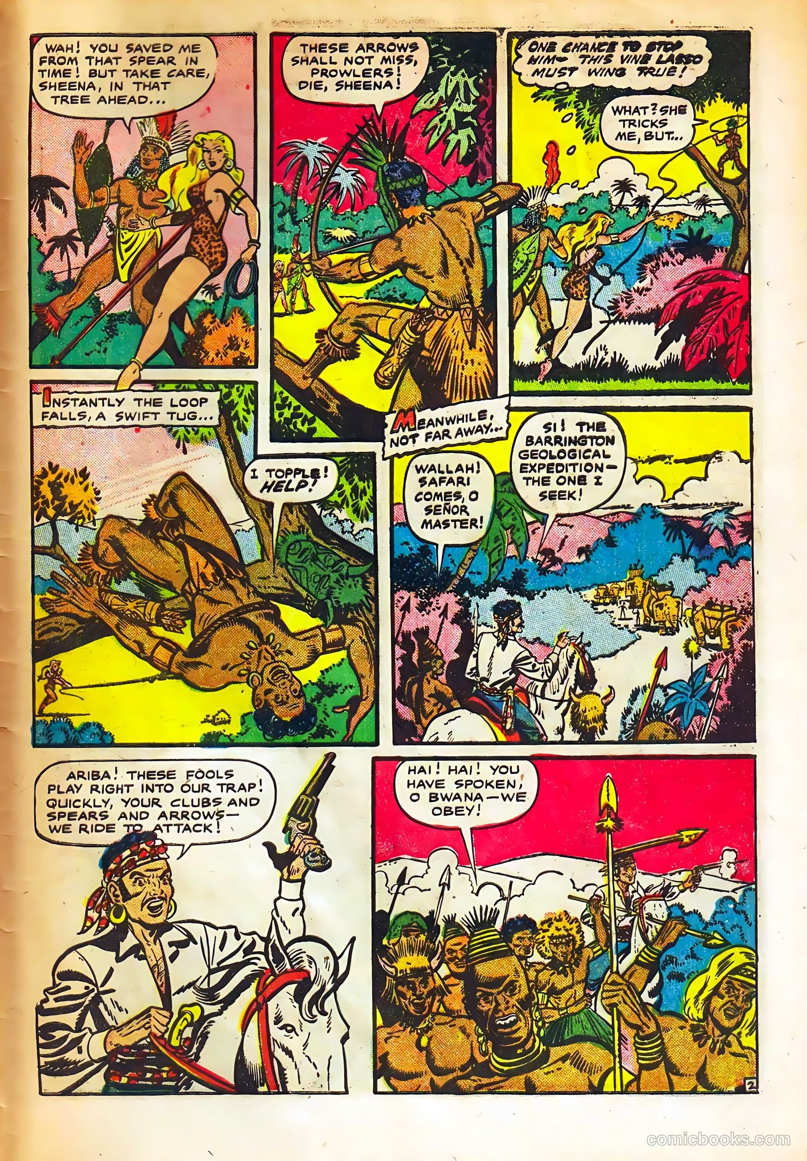 Sheena, Queen of the Jungle #11 (1951, Real Adventures Pub. Co., Inc.) — page 29 of 36