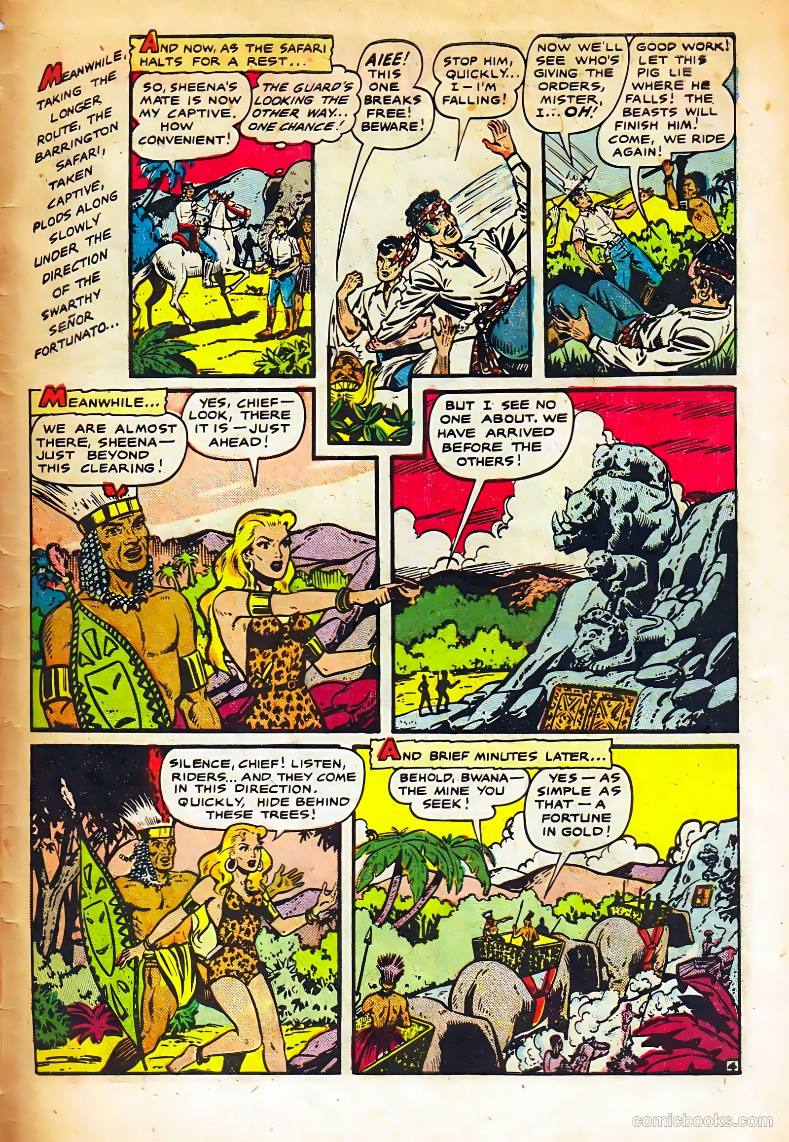 Sheena, Queen of the Jungle #11 (1951, Real Adventures Pub. Co., Inc.) — page 31 of 36