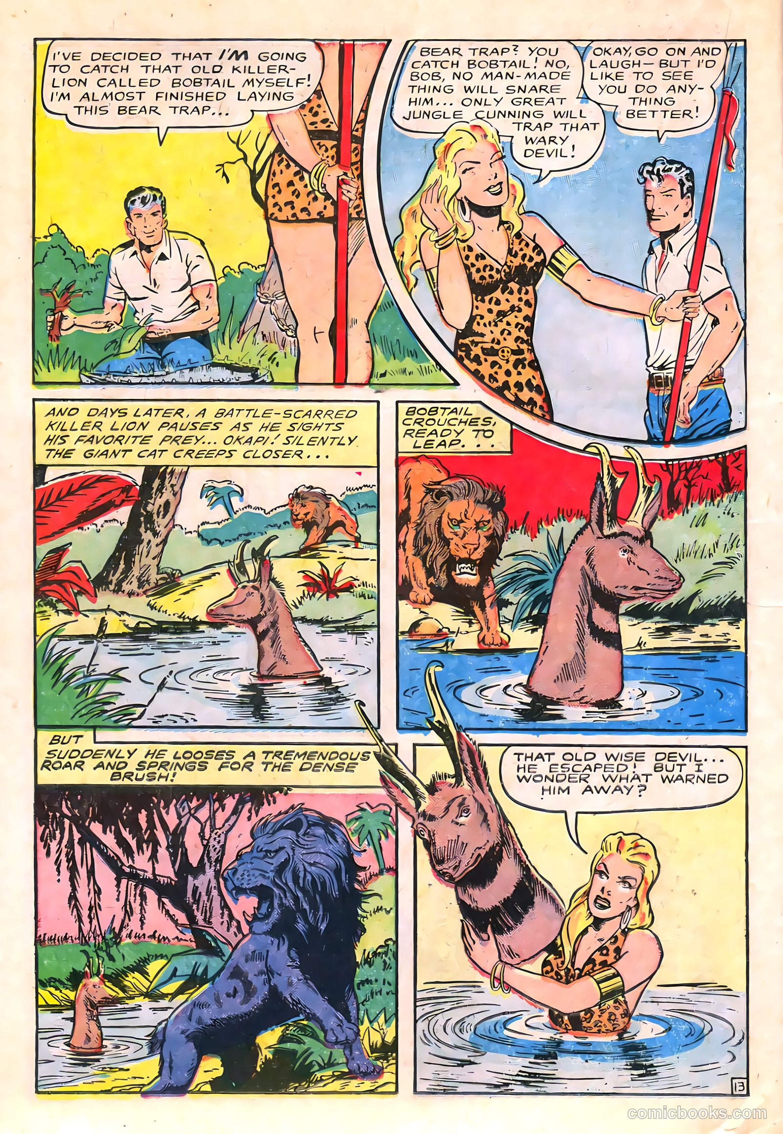 Sheena, Queen of the Jungle #6 (1950, Real Adventures Pub. Co., Inc.) — page 26 of 52