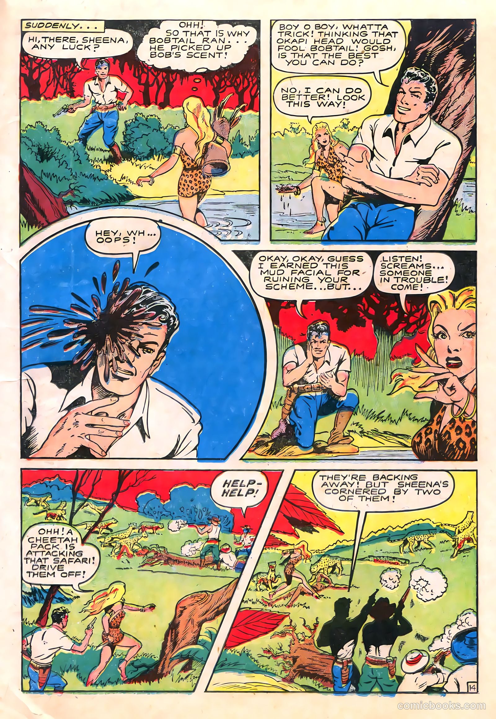 Sheena, Queen of the Jungle #6 (1950, Real Adventures Pub. Co., Inc.) — page 27 of 52