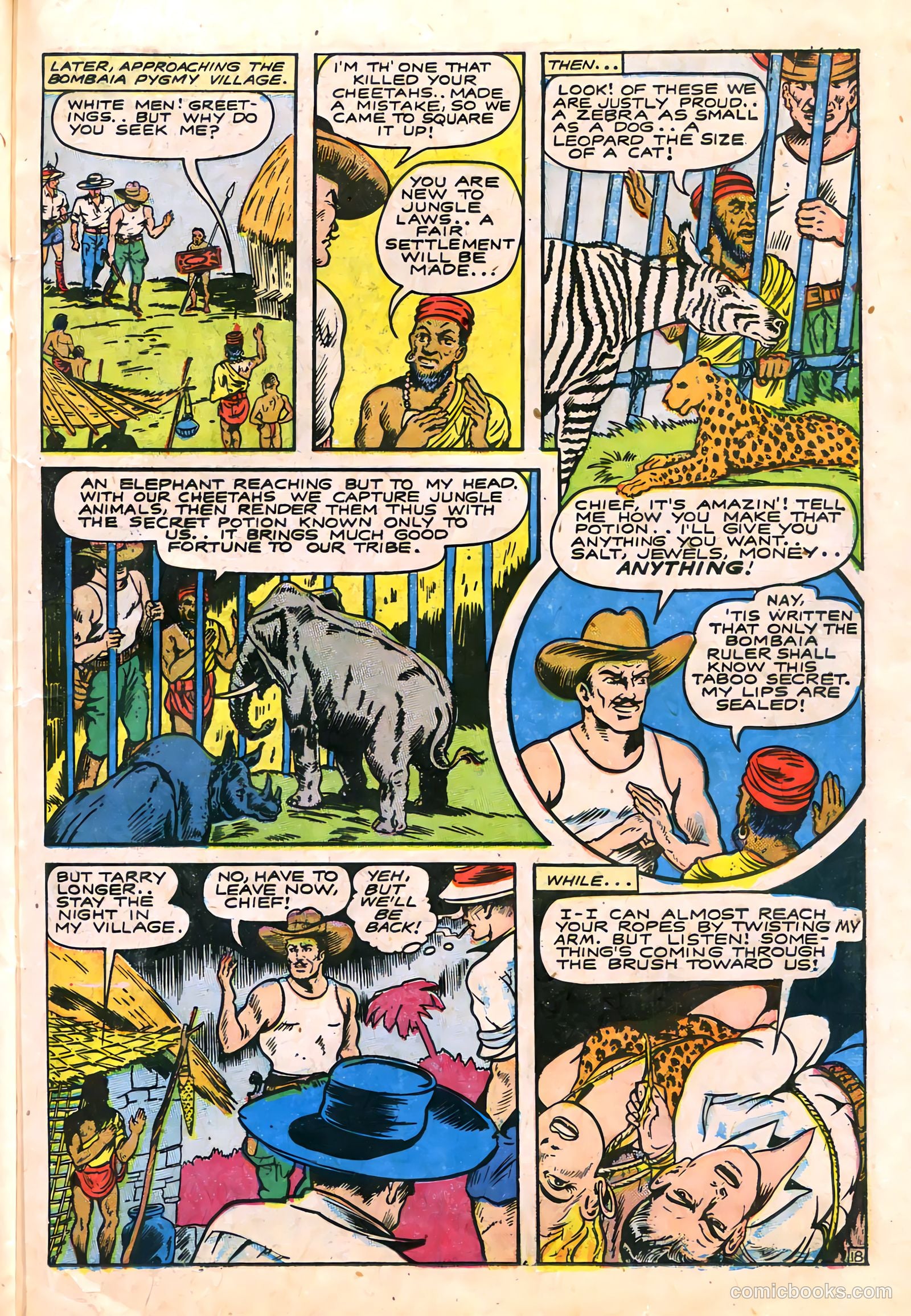 Sheena, Queen of the Jungle #6 (1950, Real Adventures Pub. Co., Inc.) — page 31 of 52