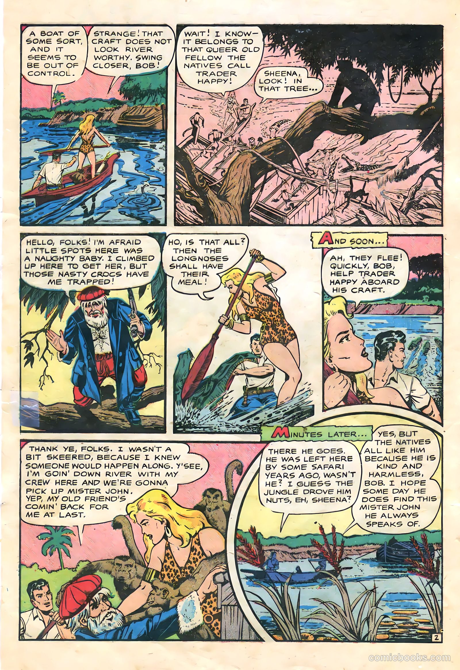 Sheena, Queen of the Jungle #9 (1950, Fiction House) — page 4 of 36