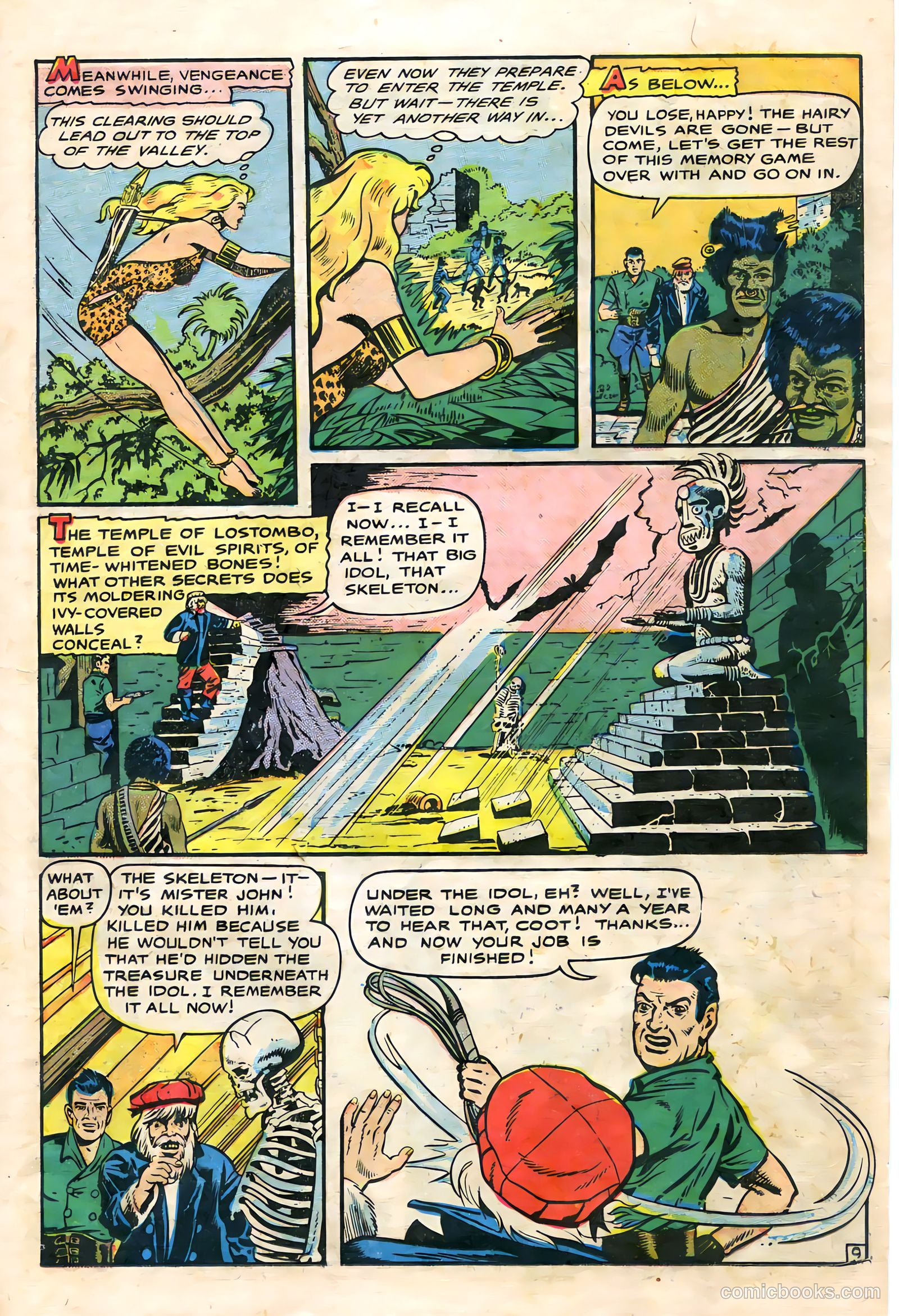 Sheena, Queen of the Jungle #9 (1950, Fiction House) — page 11 of 36
