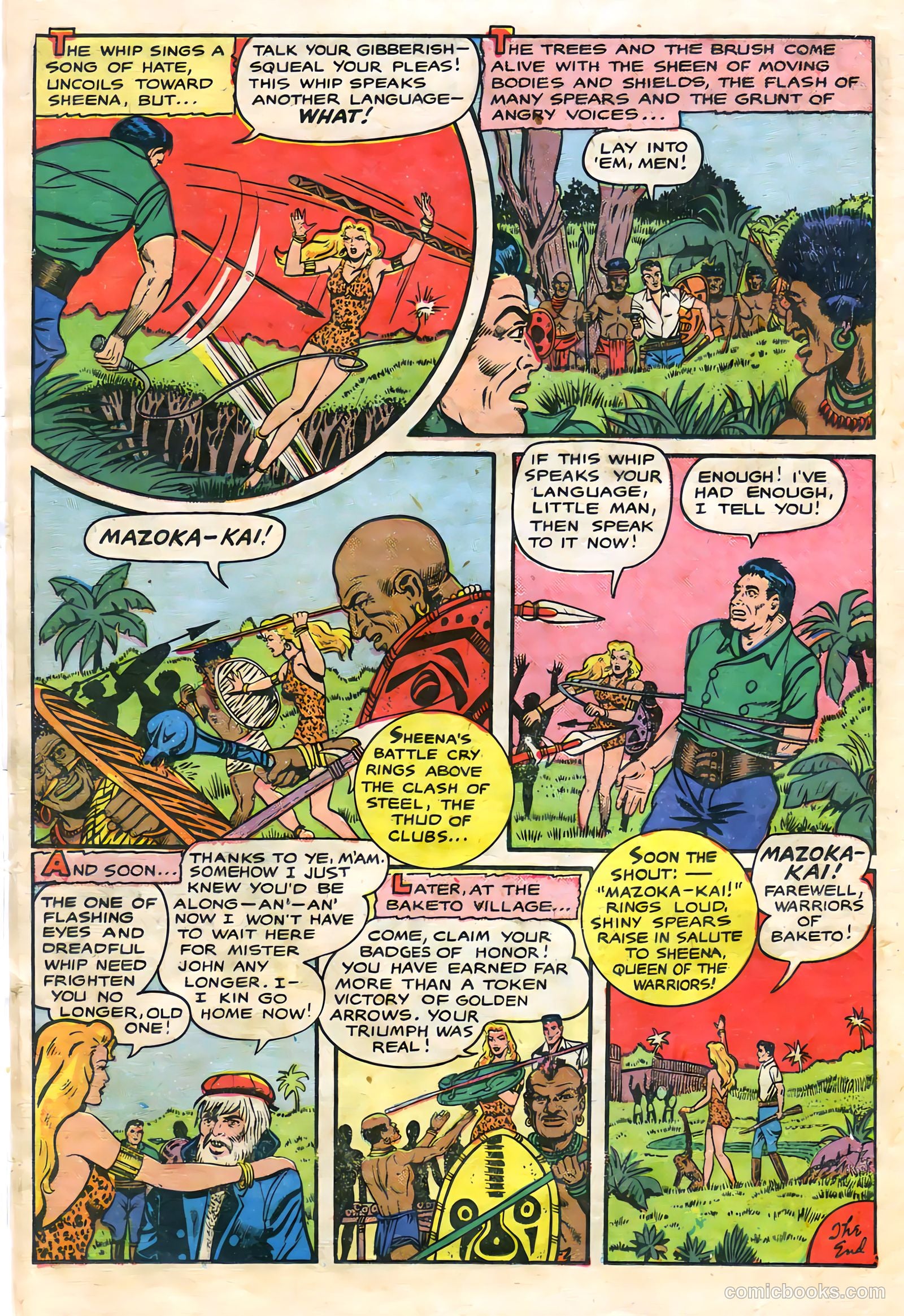 Sheena, Queen of the Jungle #9 (1950, Fiction House) — page 14 of 36