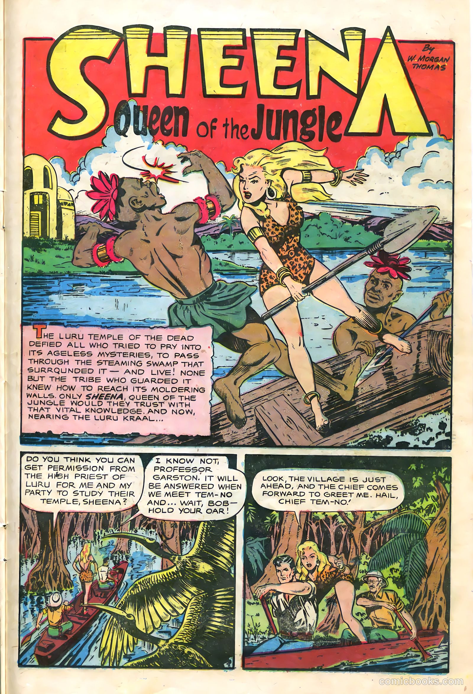 Sheena, Queen of the Jungle #9 (1950, Fiction House) — page 25 of 36