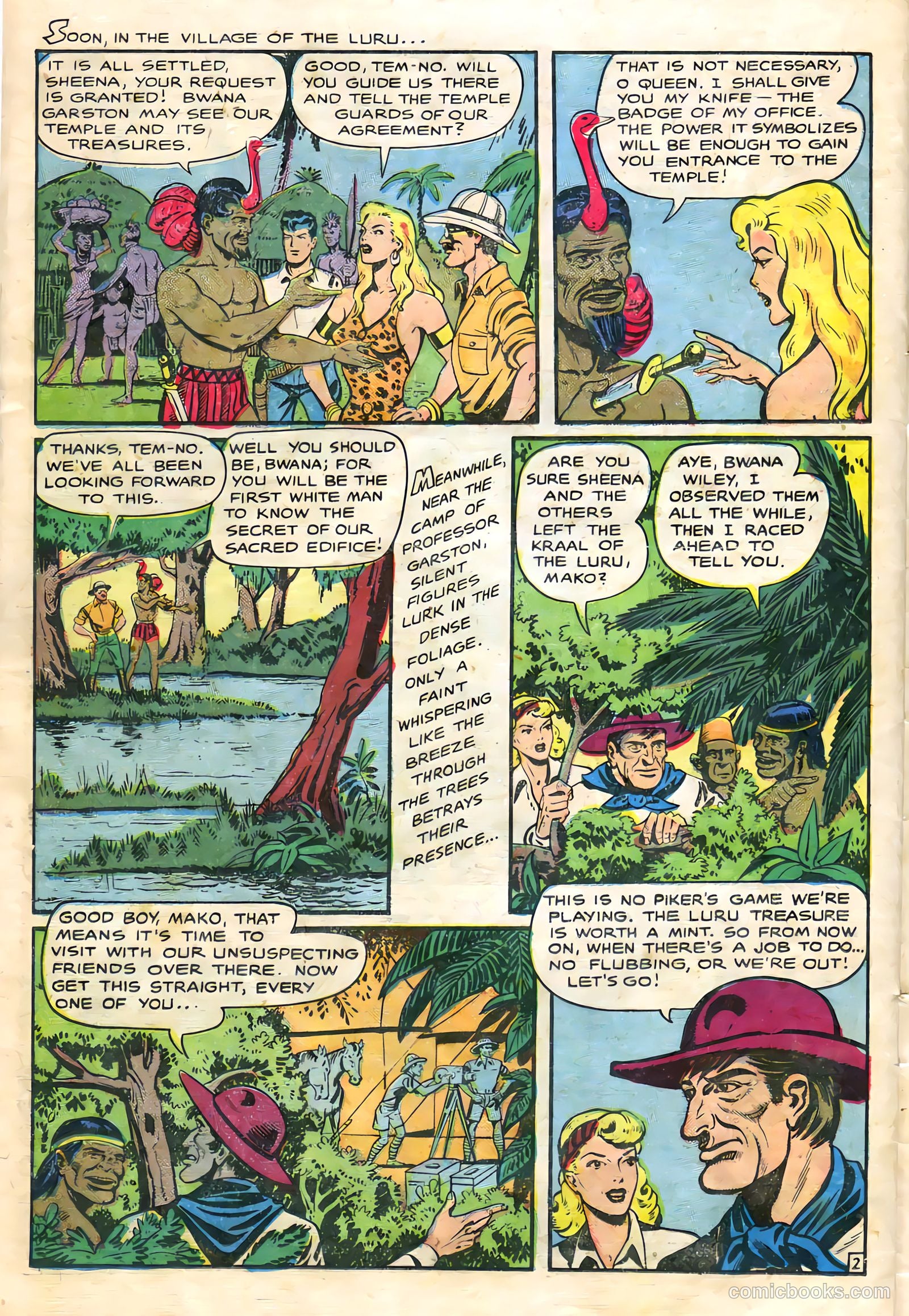 Sheena, Queen of the Jungle #9 (1950, Fiction House) — page 26 of 36