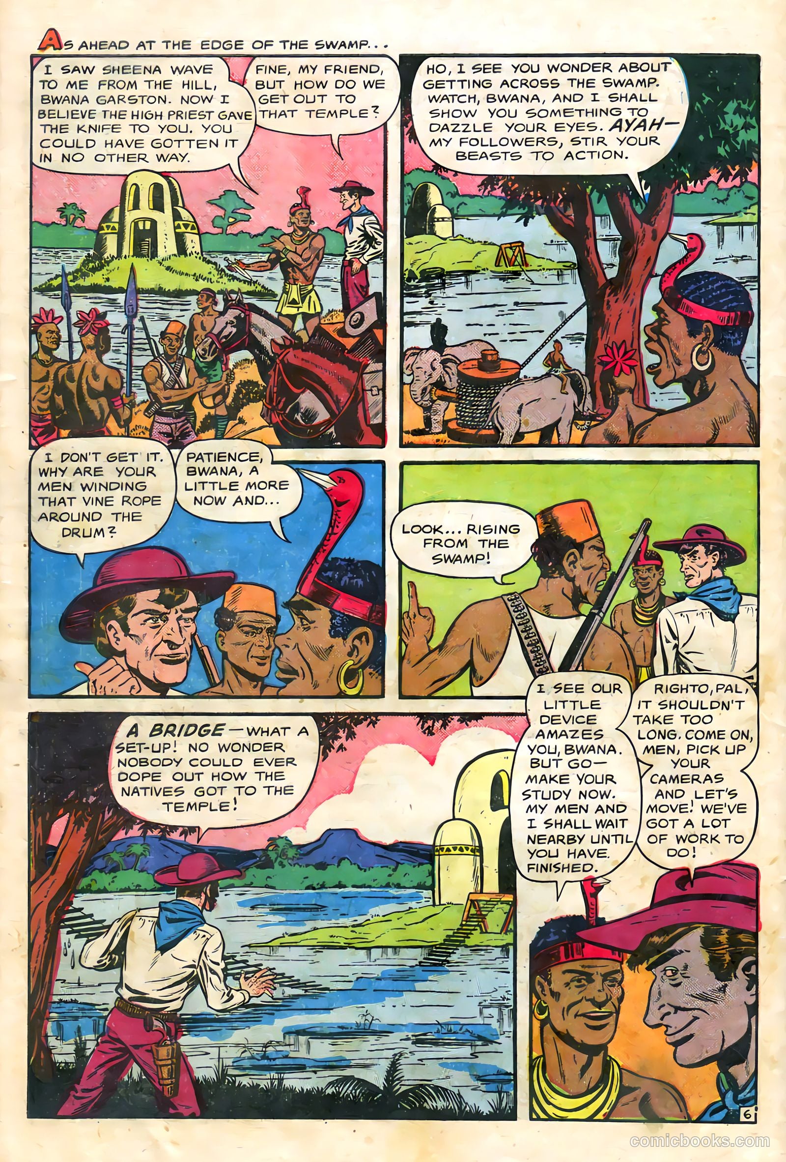 Sheena, Queen of the Jungle #9 (1950, Fiction House) — page 30 of 36