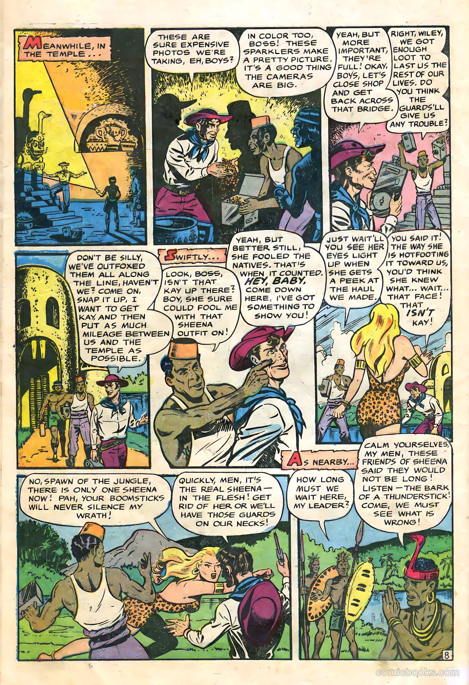 Sheena, Queen of the Jungle #9 (1950, Fiction House) — page 32 of 36