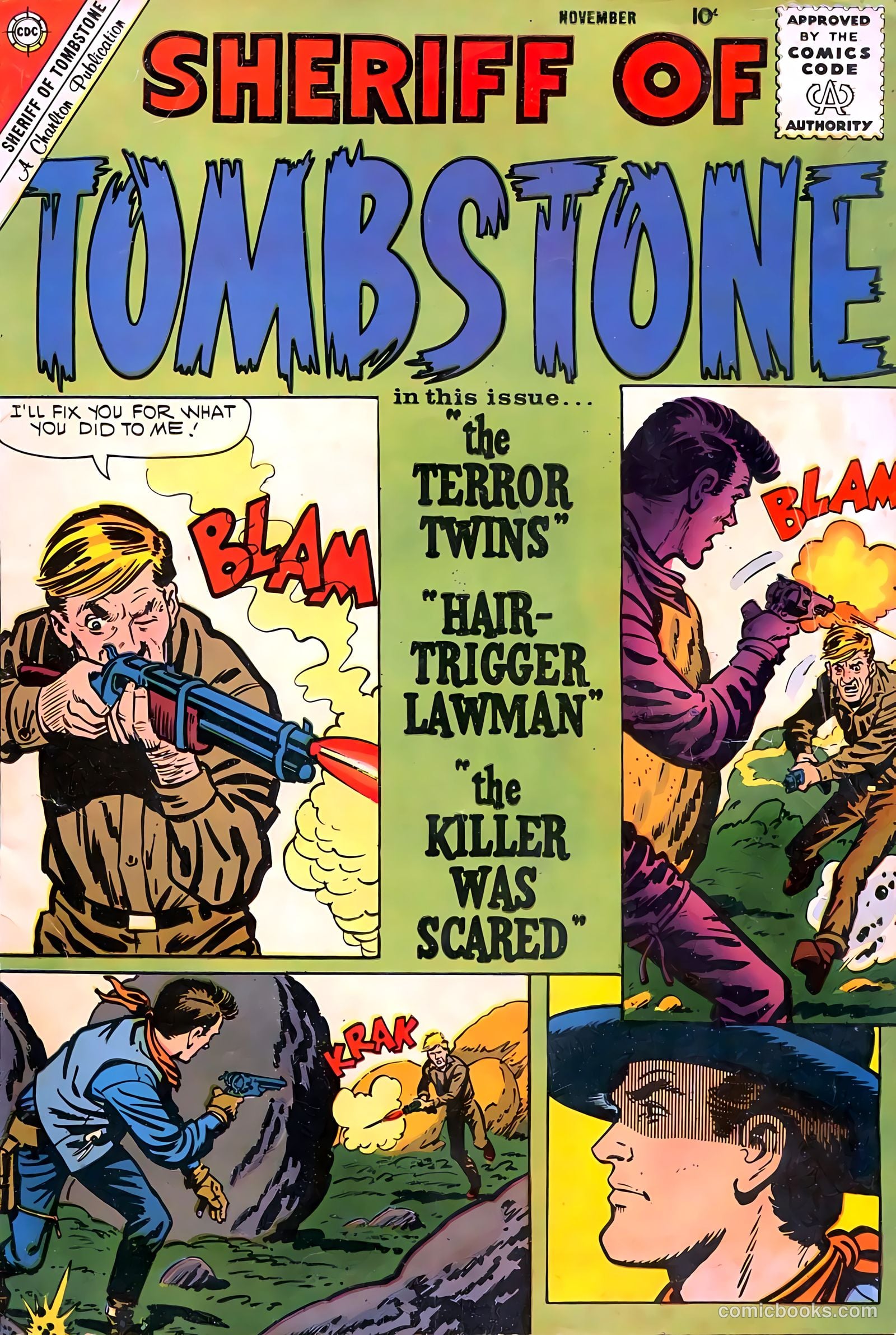 Sheriff of Tombstone #12 (1960) — page 1 of 36