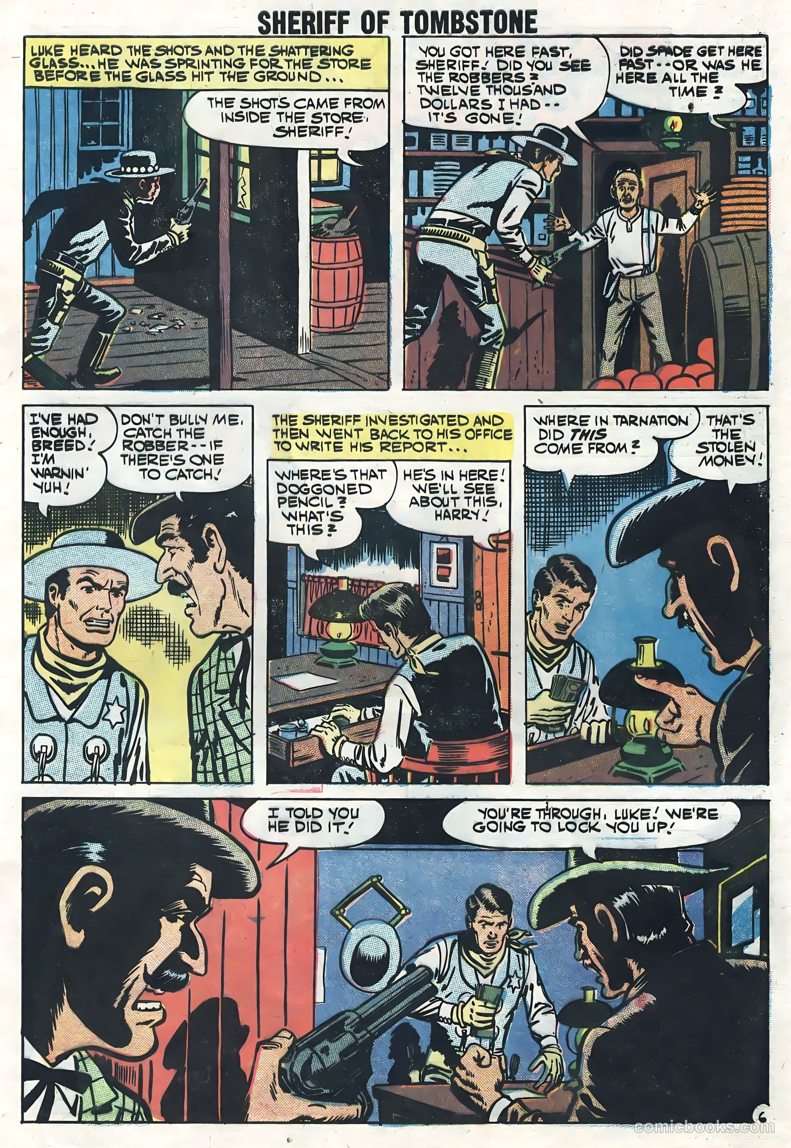 Sheriff of Tombstone #4 (1959) — page 9 of 35