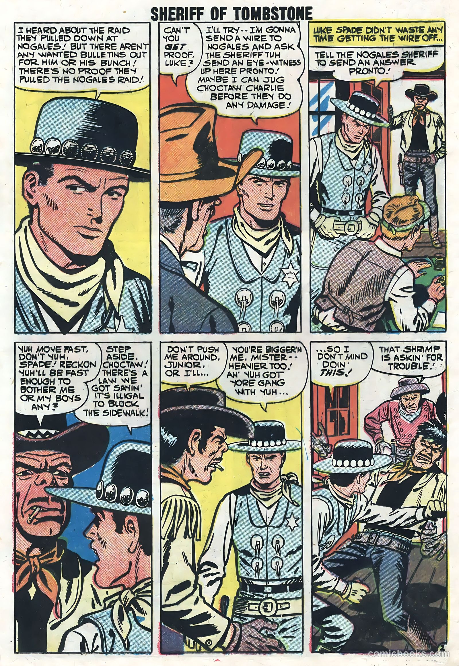 Sheriff of Tombstone #4 (1959) — page 17 of 35
