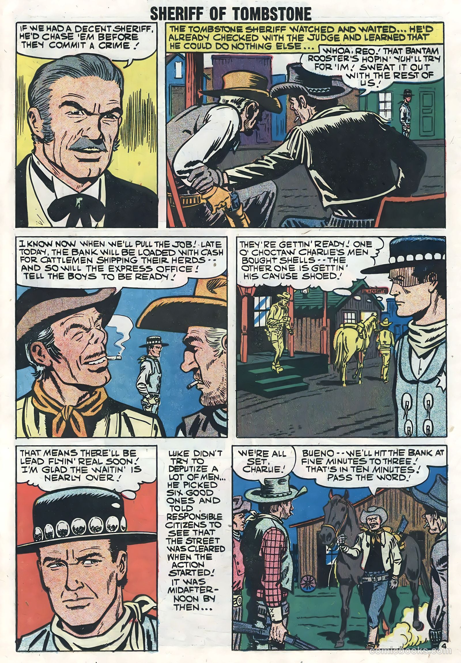 Sheriff of Tombstone #4 (1959) — page 19 of 35
