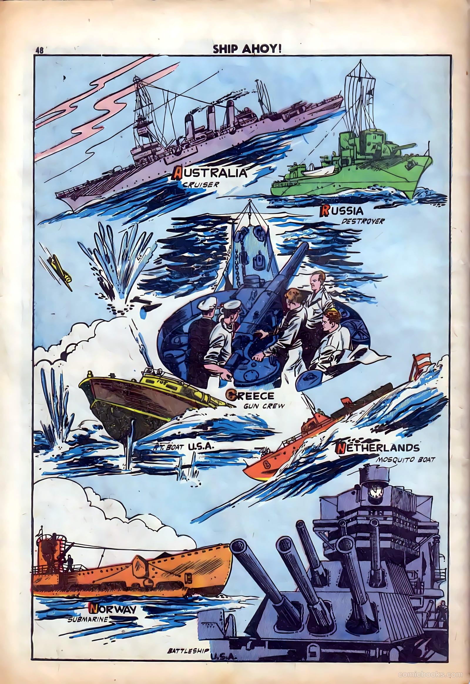 Ship Ahoy #1 (1944) — page 50