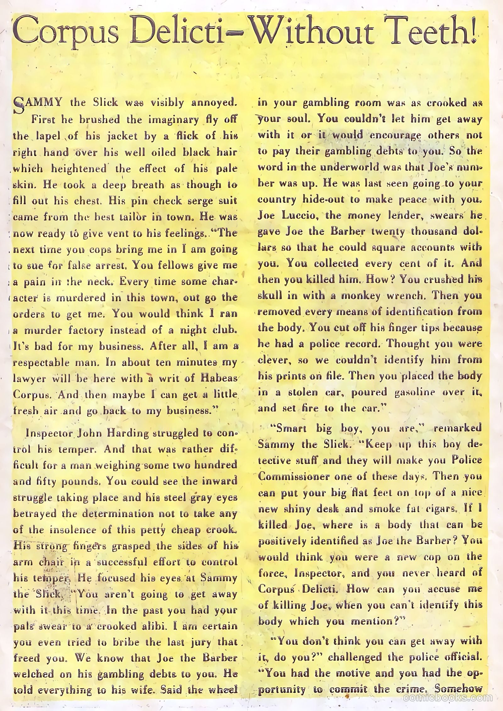 Shocking Mystery Cases #52 (1953) — page 23