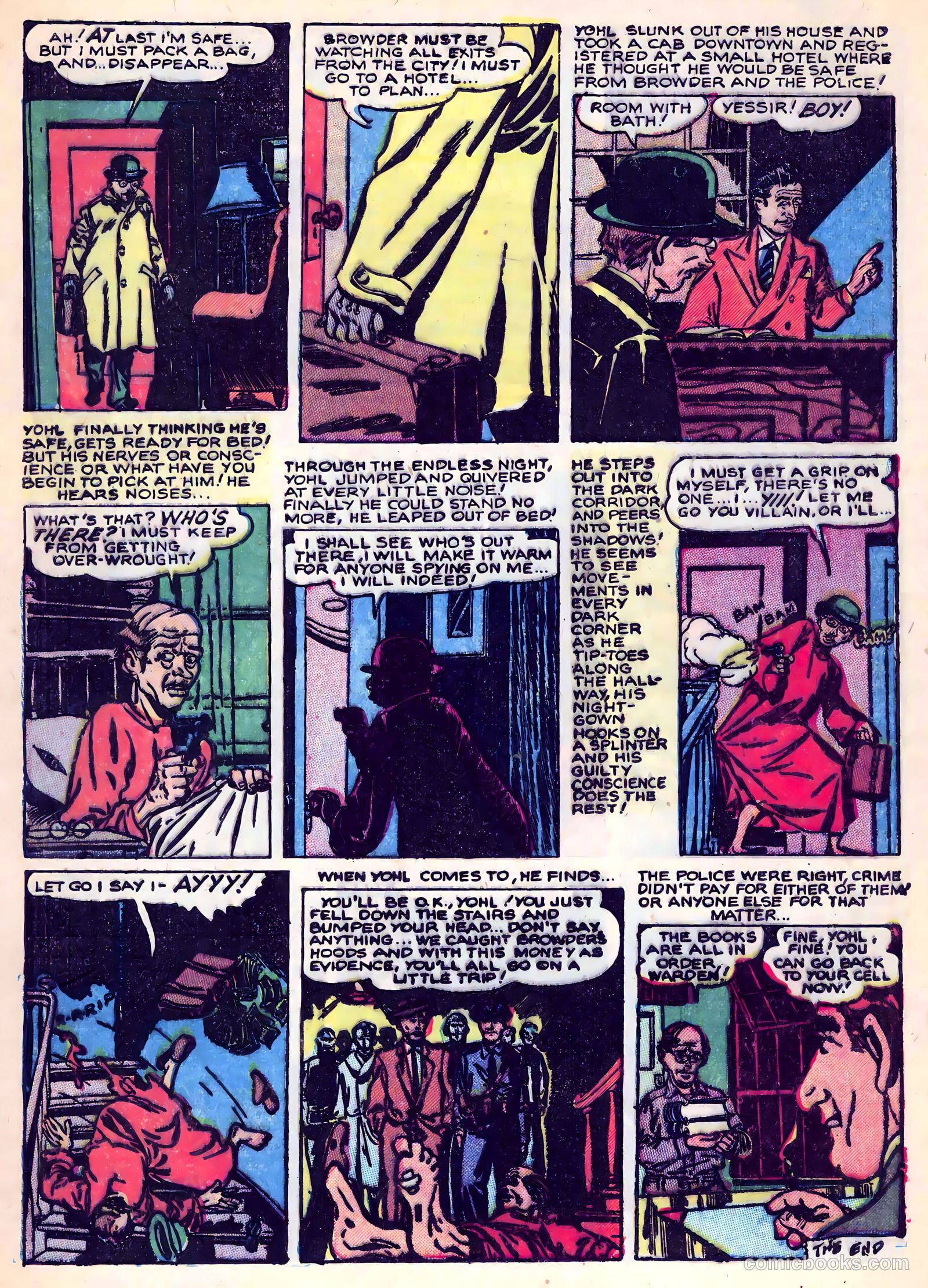 Shocking Mystery Cases #56 (1953) — page 8