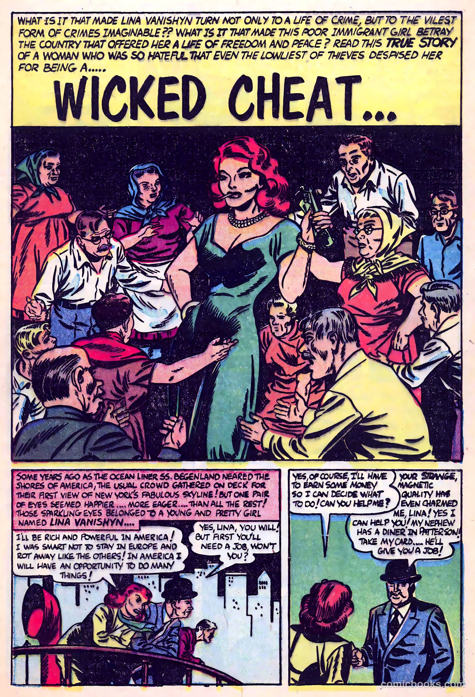 Shocking Mystery Cases #56 (1953) — page 13