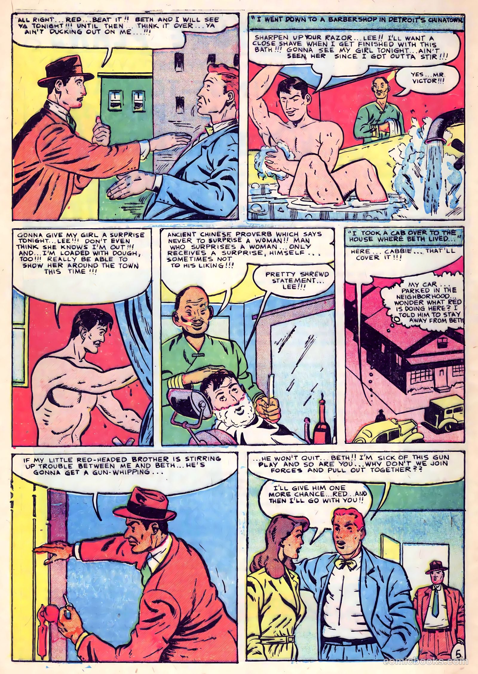 Shocking Mystery Cases #56 (1953) — page 28