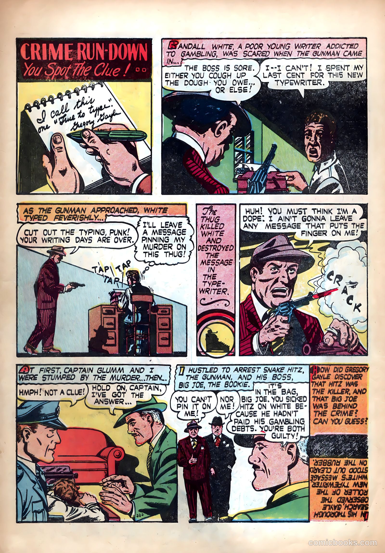 Shocking Mystery Cases #60 (1954) — page 8
