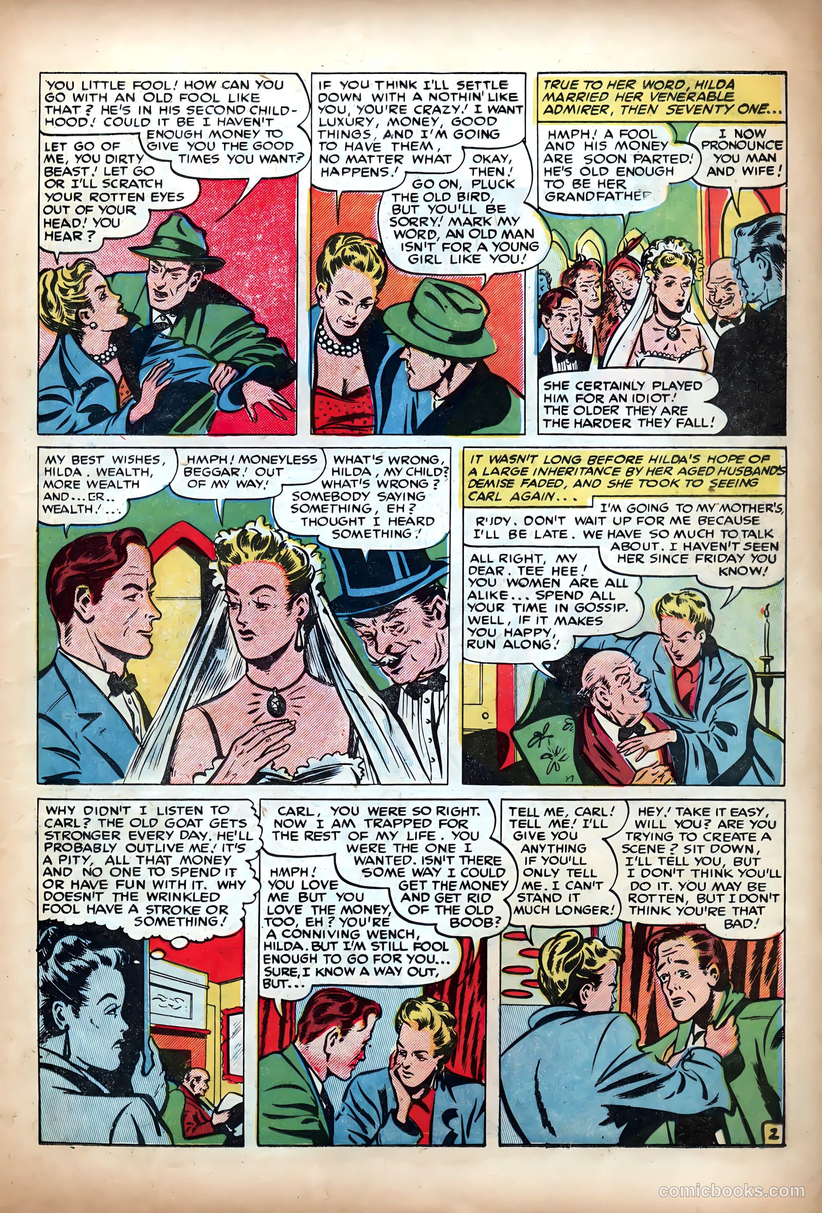 Shocking Mystery Cases #60 (1954) — page 13