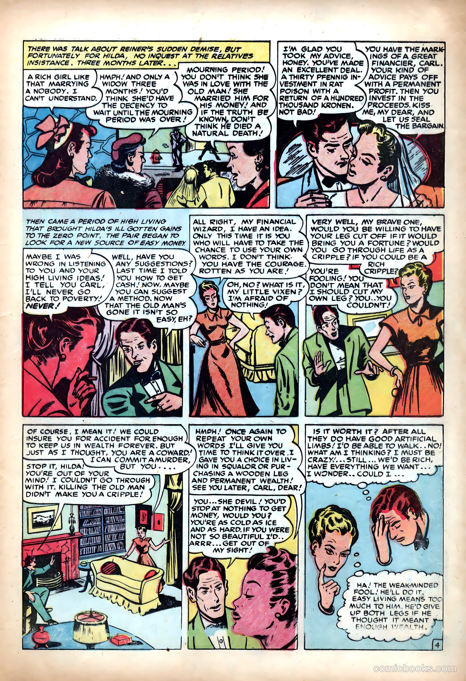 Shocking Mystery Cases #60 (1954) — page 15