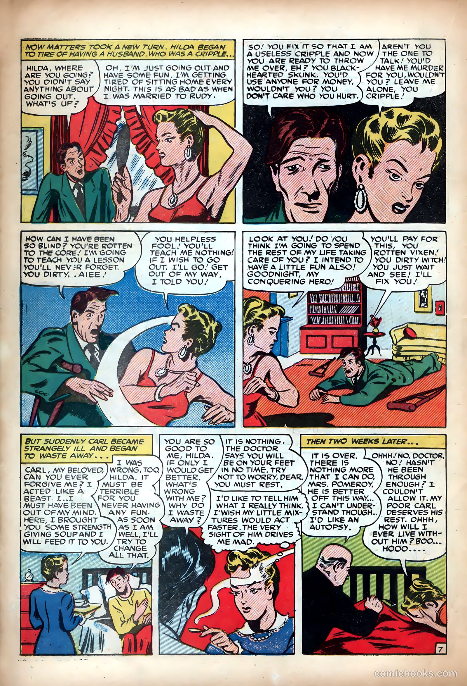 Shocking Mystery Cases #60 (1954) — page 18