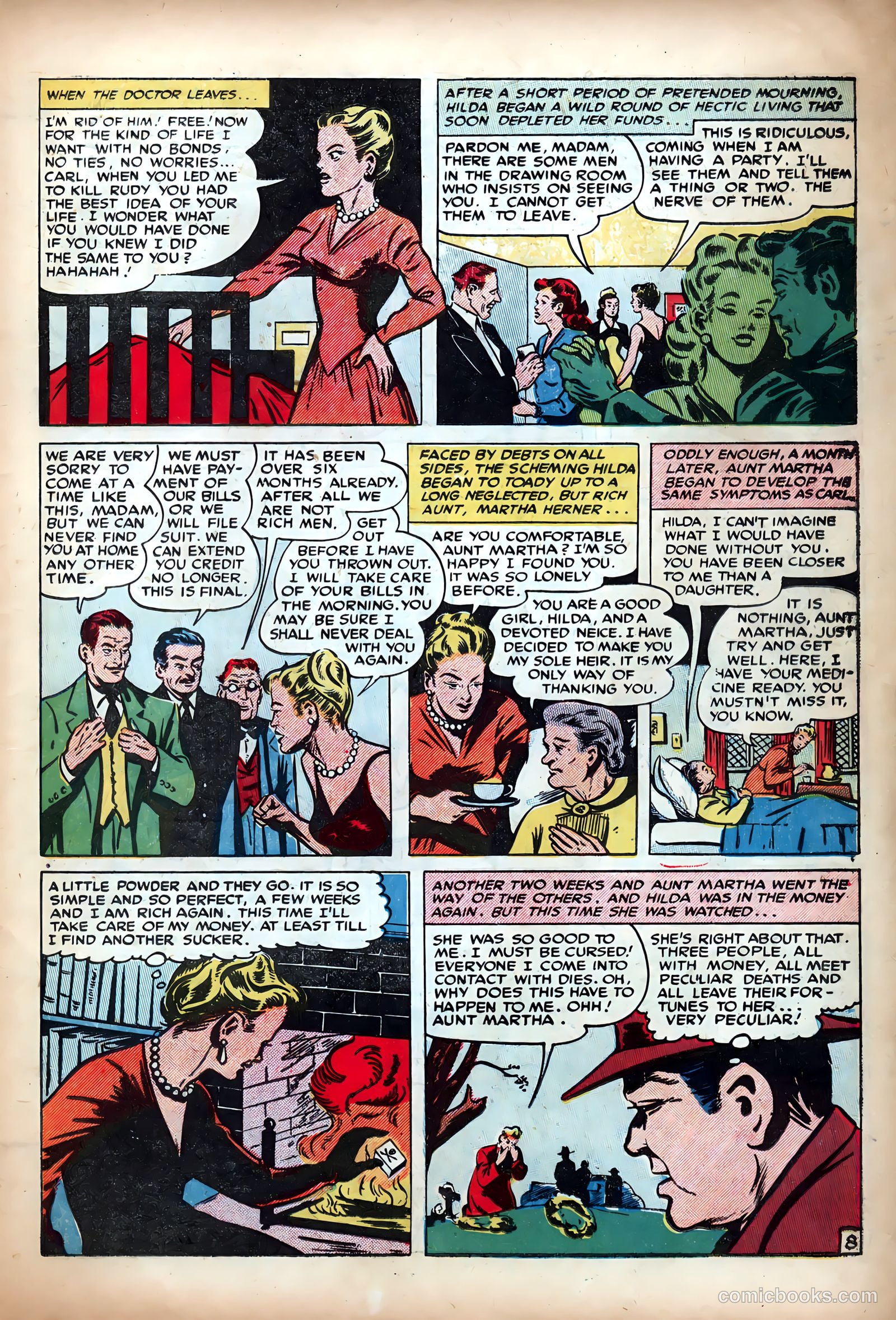 Shocking Mystery Cases #60 (1954) — page 19