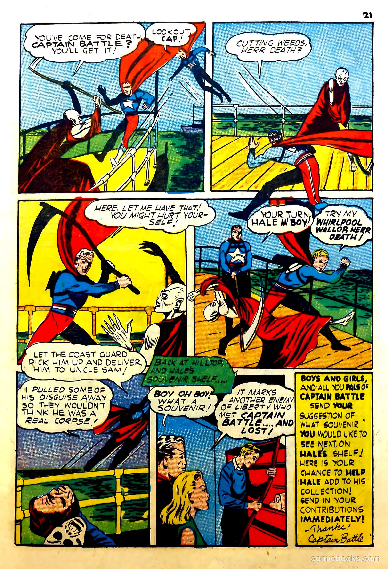 Silver Streak Comics #16 (1941) — page 22 of 65