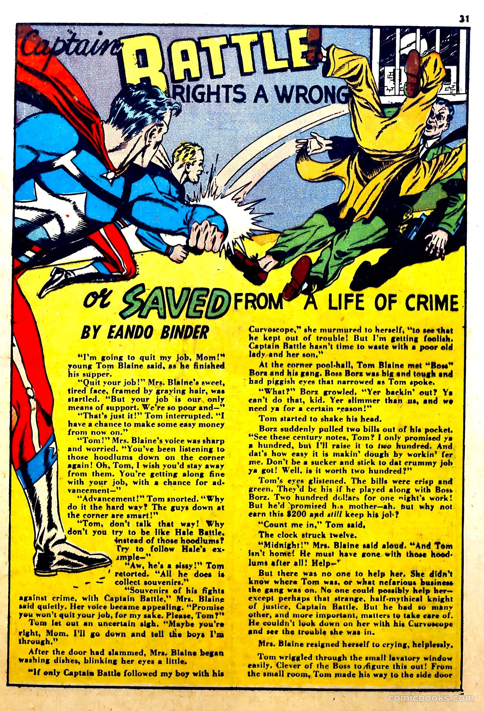 Silver Streak Comics #16 (1941) — page 32 of 65