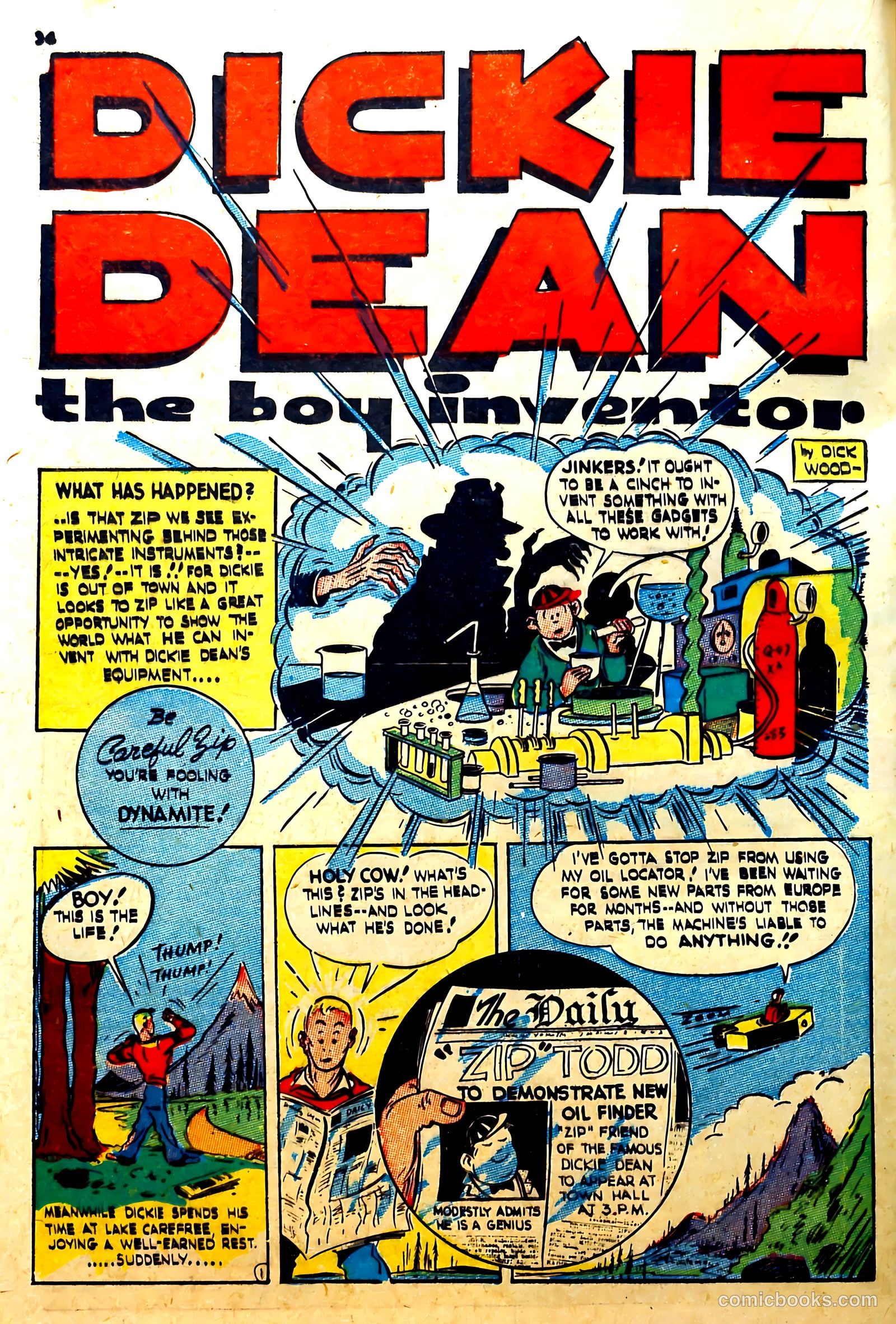 Silver Streak Comics #16 (1941) — page 34 of 65