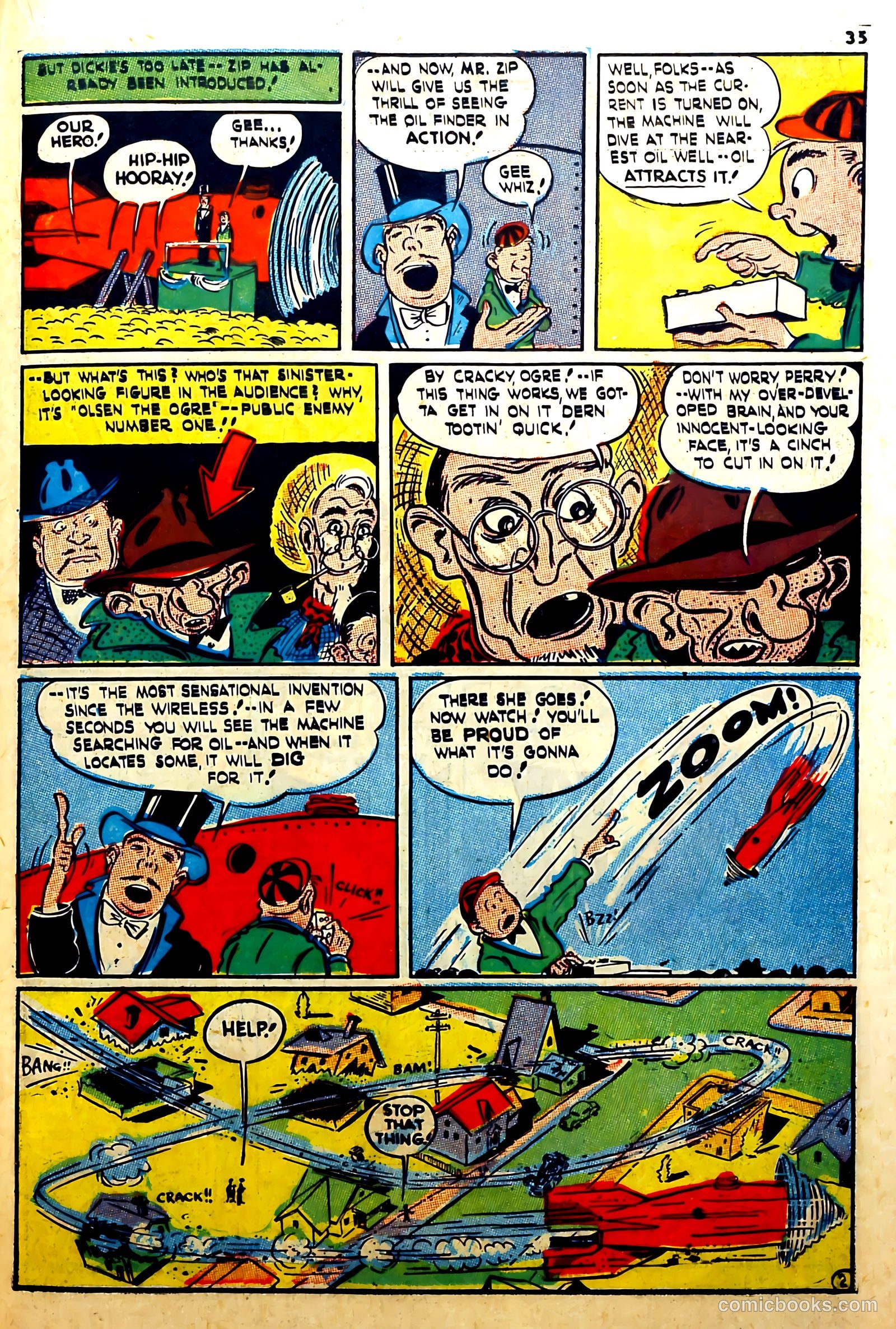 Silver Streak Comics #16 (1941) — page 35 of 65