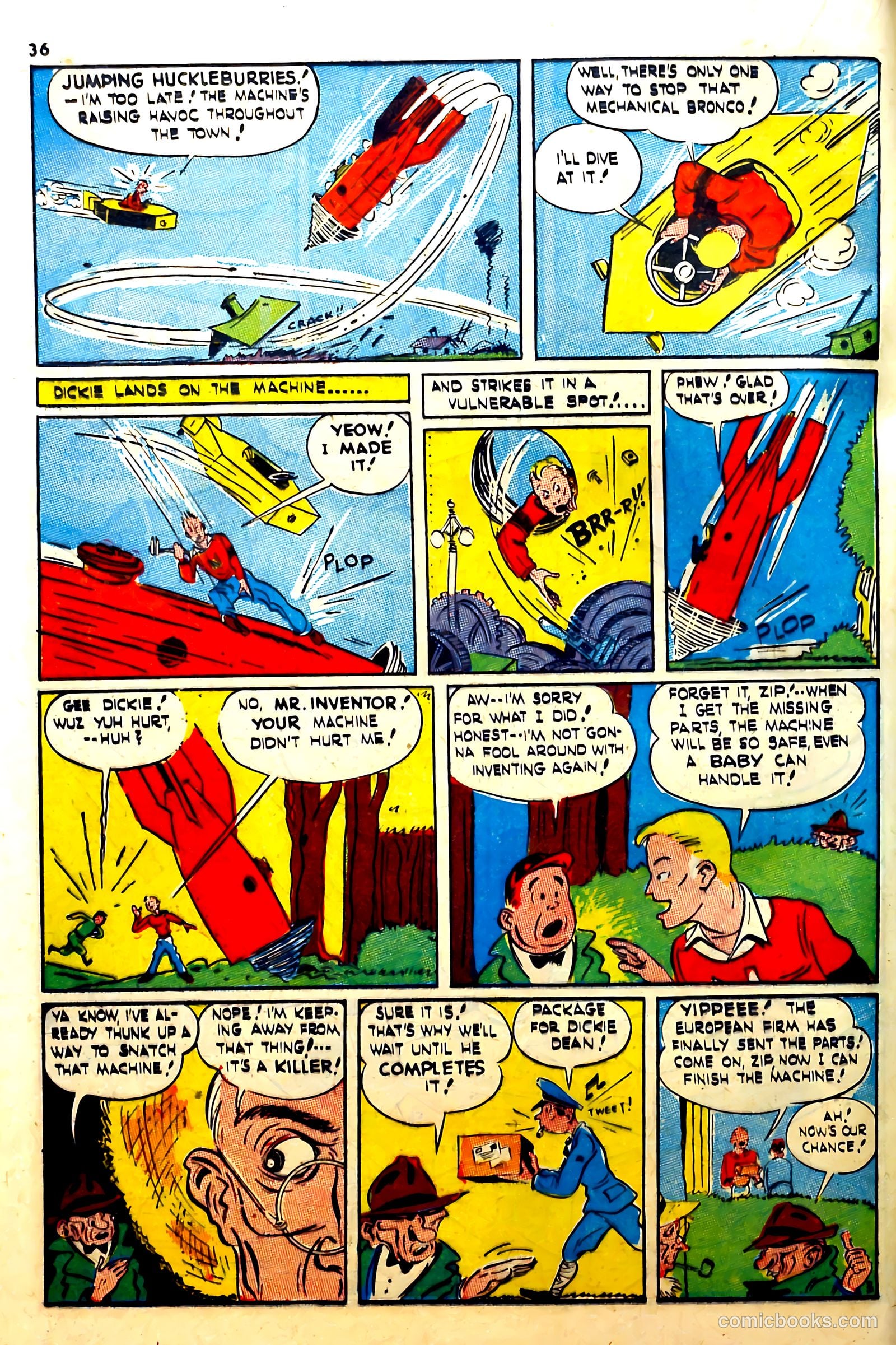Silver Streak Comics #16 (1941) — page 36 of 65