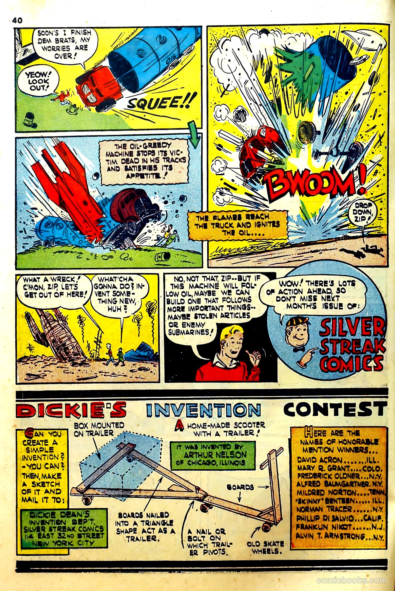 Silver Streak Comics #16 (1941) — page 40 of 65