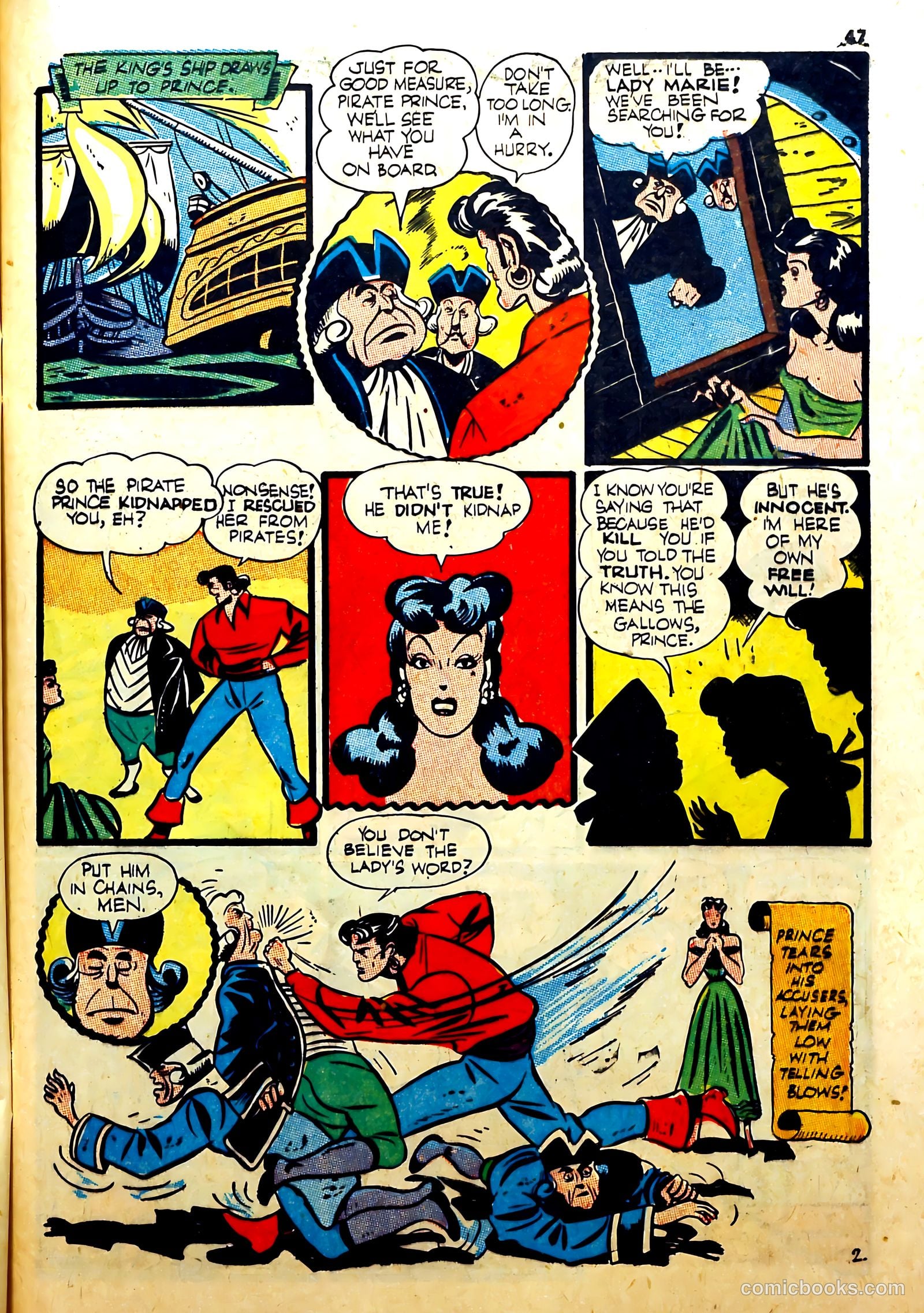 Silver Streak Comics #16 (1941) — page 47 of 65