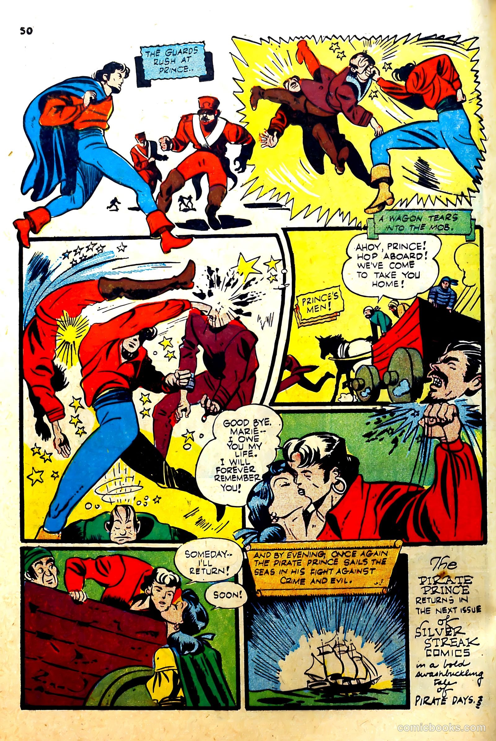 Silver Streak Comics #16 (1941) — page 50 of 65