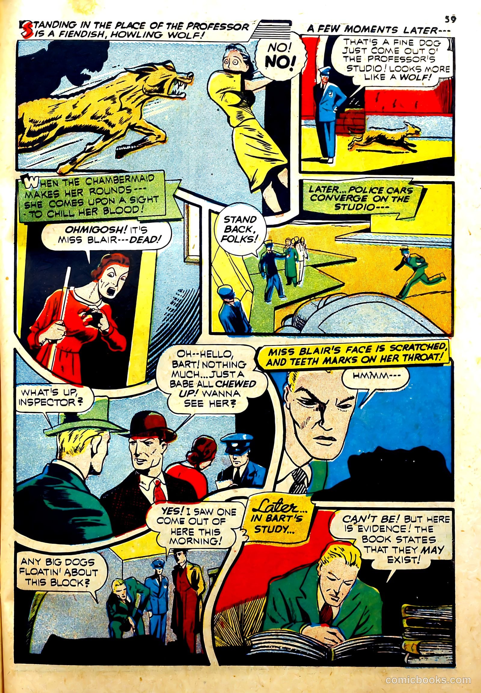 Silver Streak Comics #16 (1941) — page 59 of 65