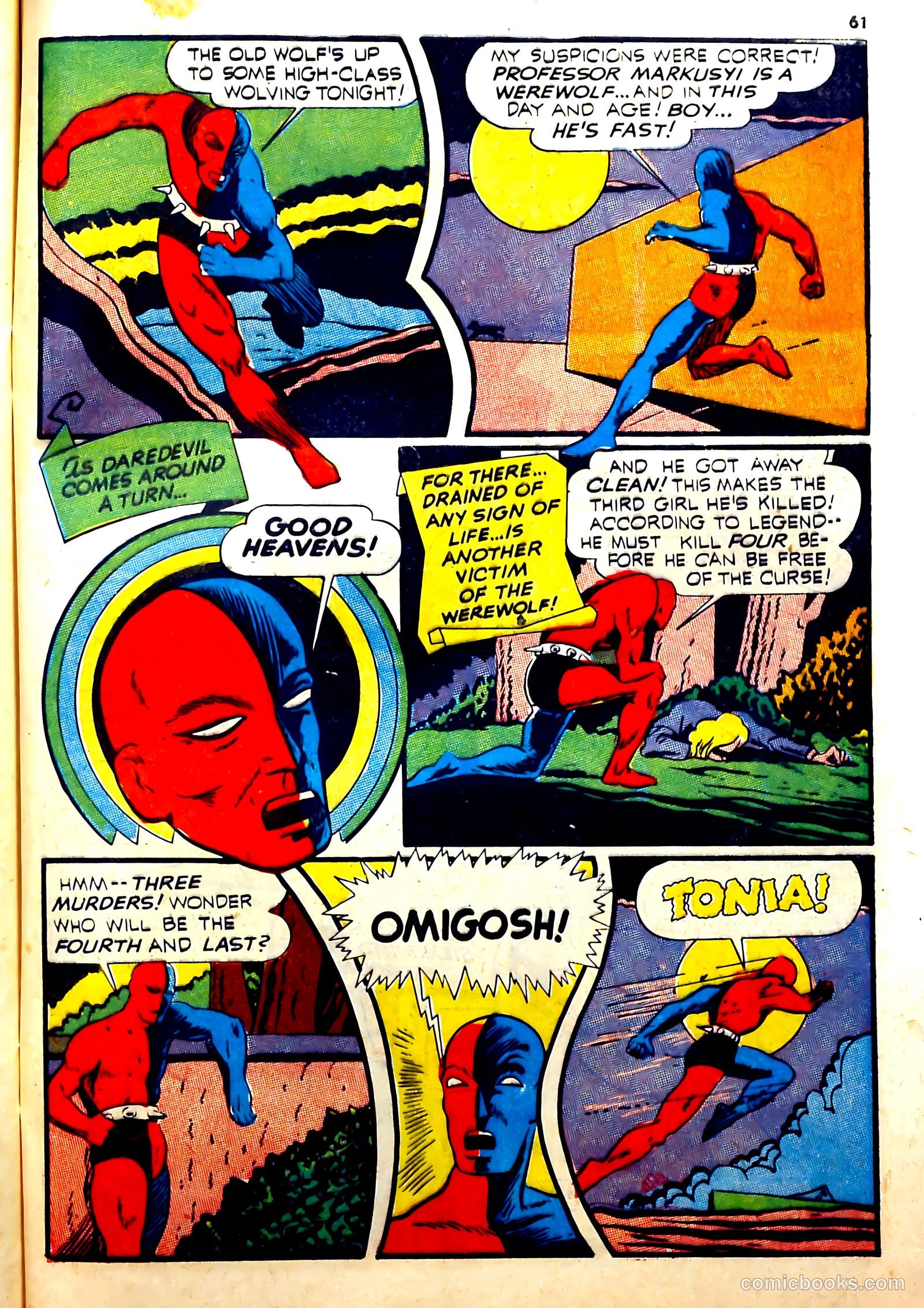 Silver Streak Comics #16 (1941) — page 61 of 65