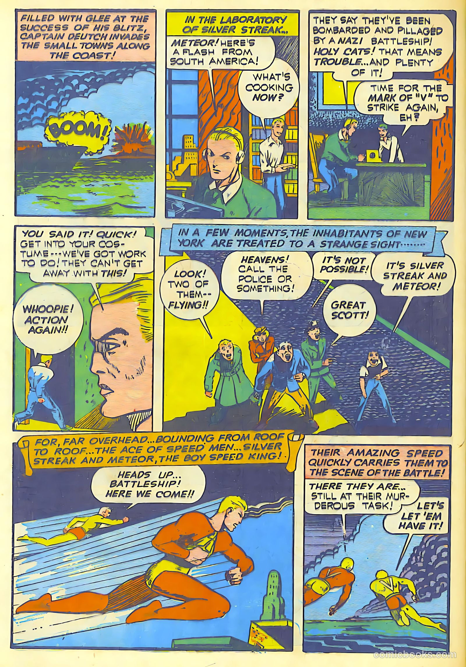Silver Streak Comics #17 (1941) — page 34 of 38