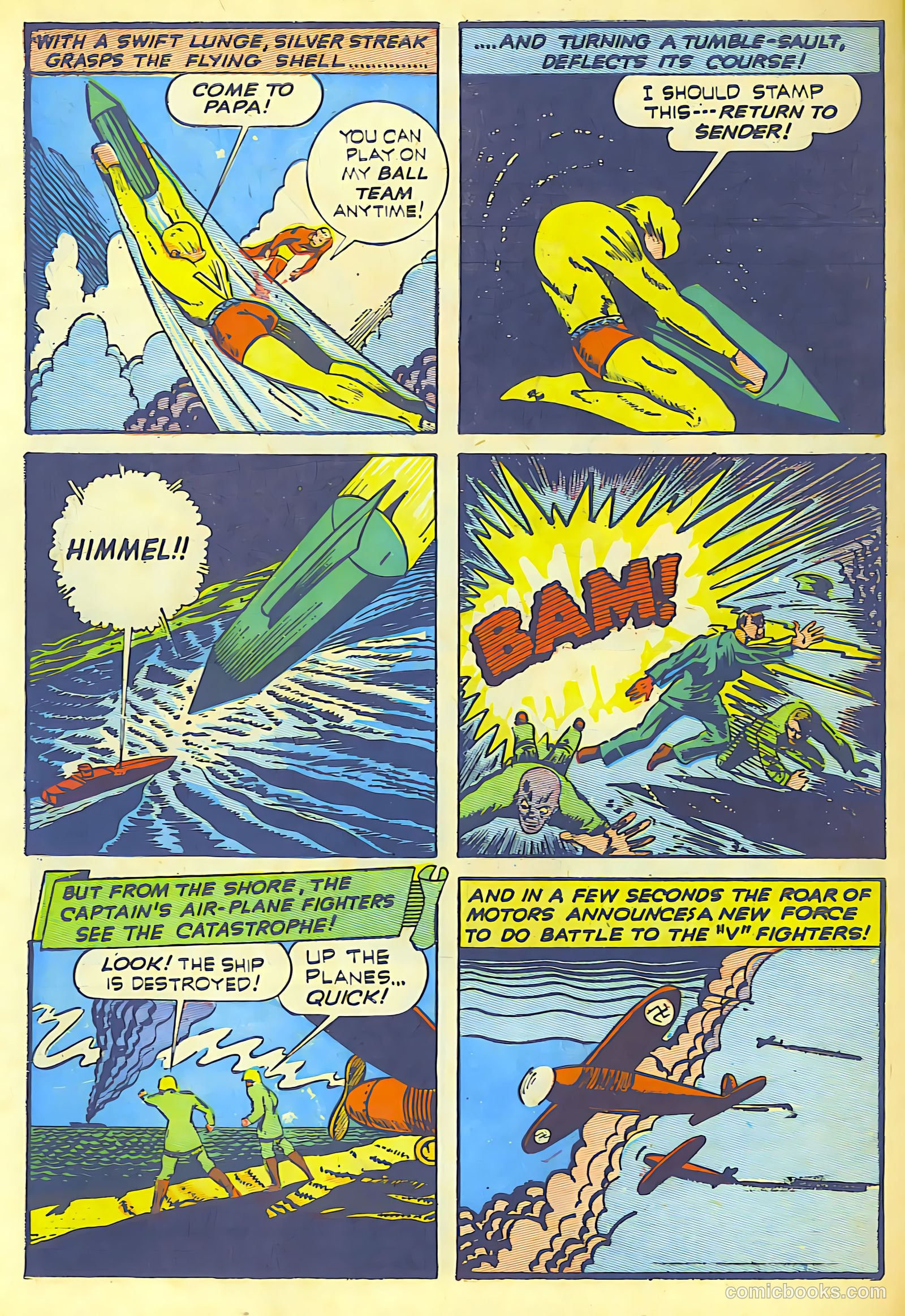 Silver Streak Comics #17 (1941) — page 36 of 38