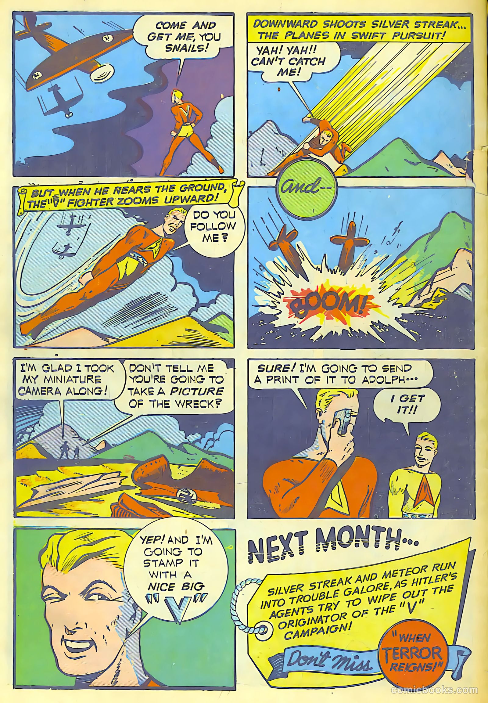 Silver Streak Comics #17 (1941) — page 38 of 38