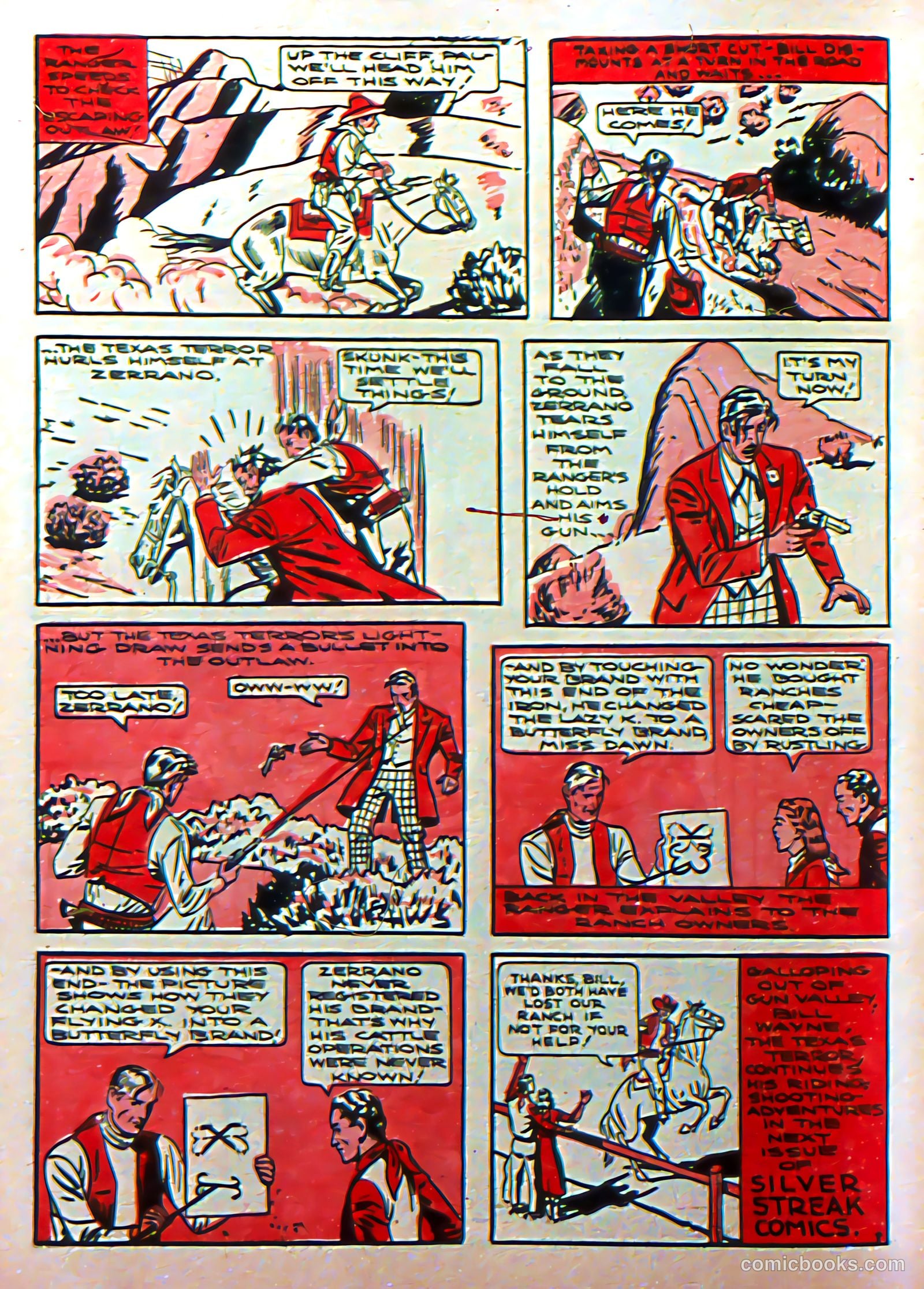 Silver Streak Comics #5 (1940) — page 55 of 69