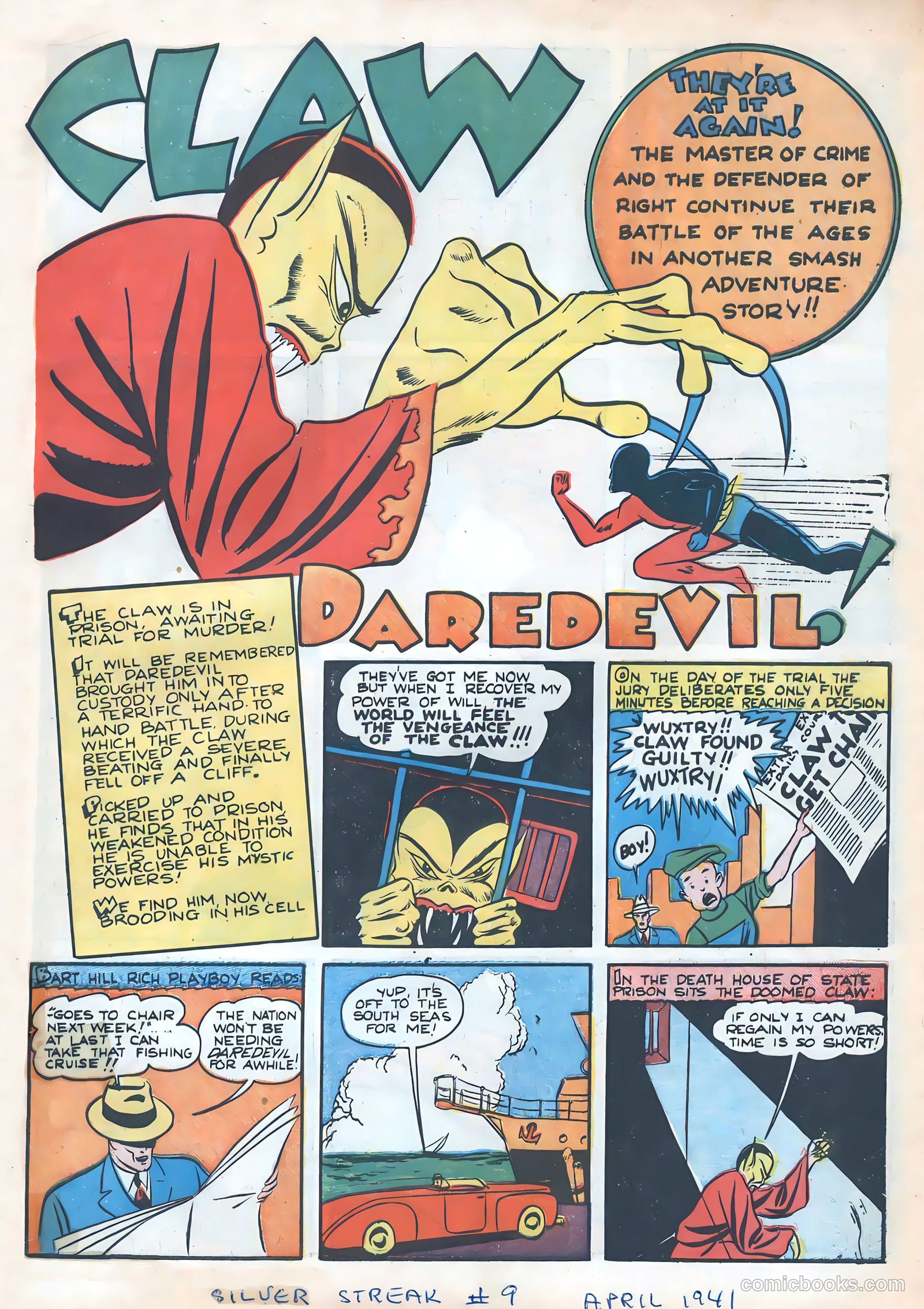 Silver Streak Comics #9 (1941) — page 2 of 66