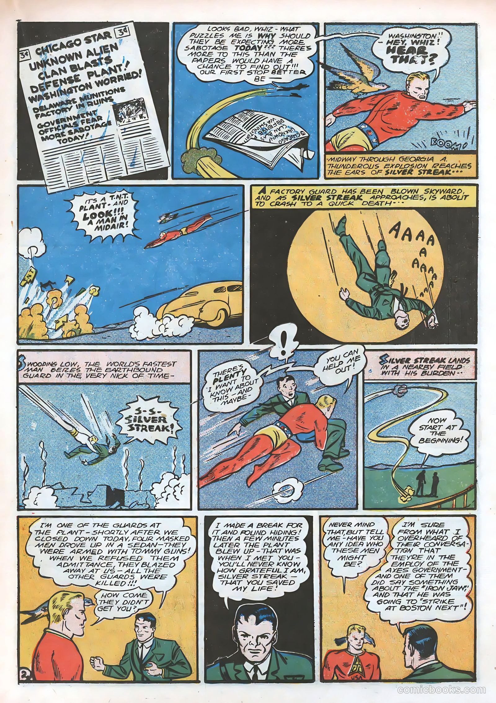 Silver Streak Comics #9 (1941) — page 20 of 66